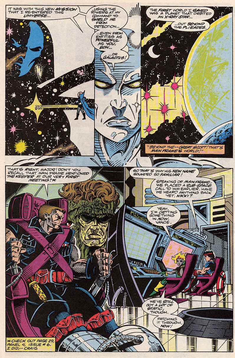 Read online Guardians of the Galaxy (1990) comic -  Issue #25 - 11