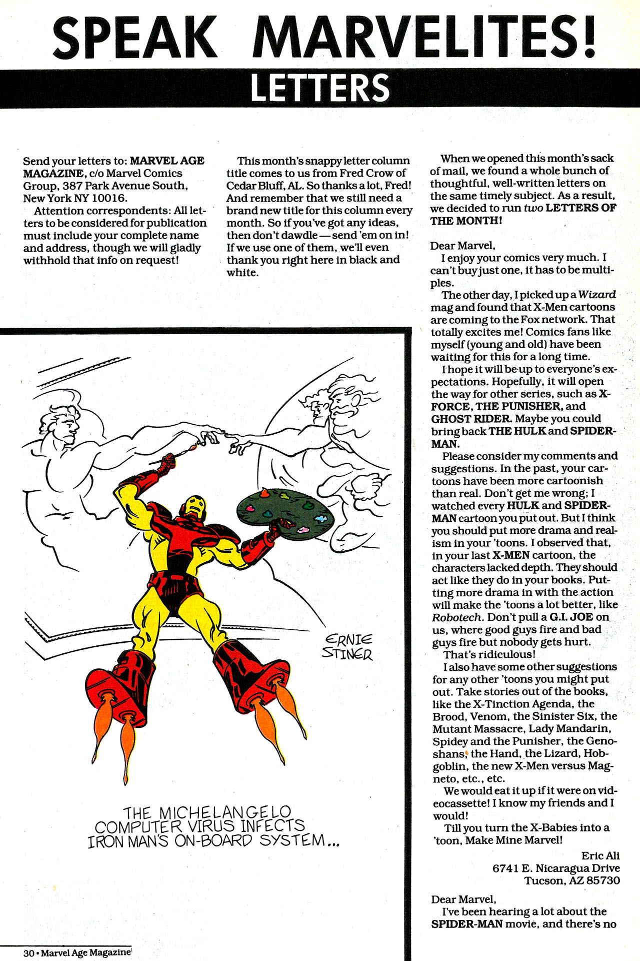 Read online Marvel Age comic -  Issue #121 - 30