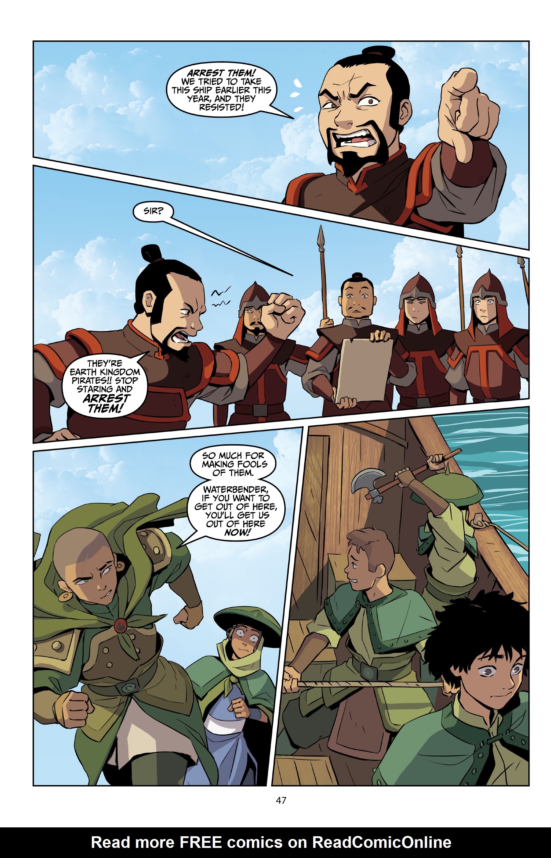 Read online Avatar: The Last Airbender—Katara and the Pirate's Silver comic -  Issue # TPB - 48