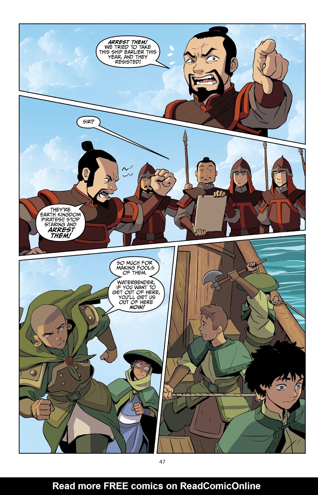 Avatar: The Last Airbender—Katara and the Pirate's Silver issue TPB - Page 48