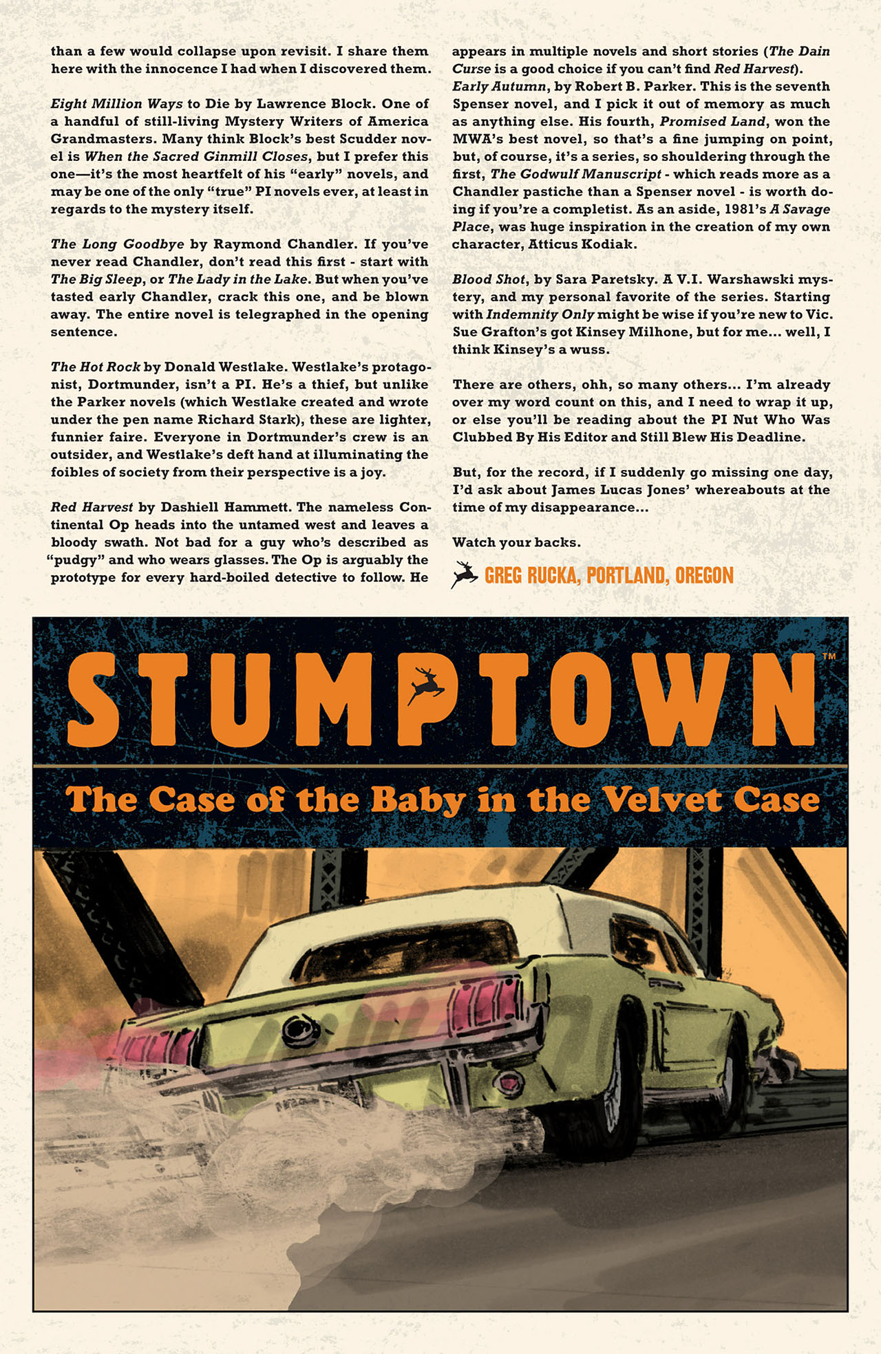 Read online Stumptown (2012) comic -  Issue #5 - 32