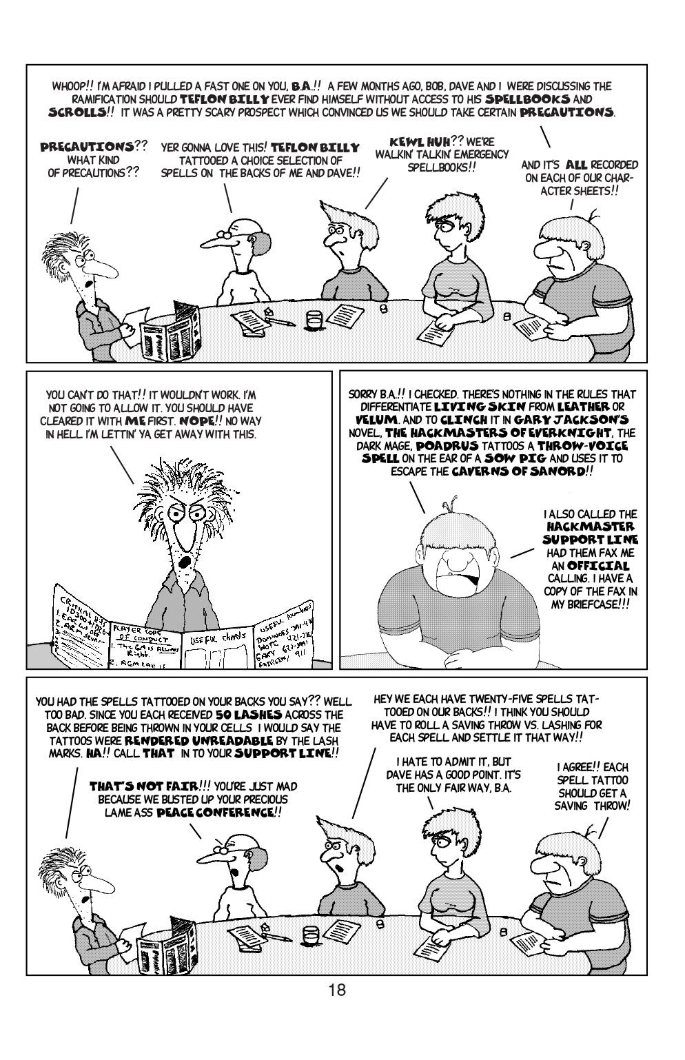 Read online Knights of the Dinner Table comic -  Issue #18 - 36