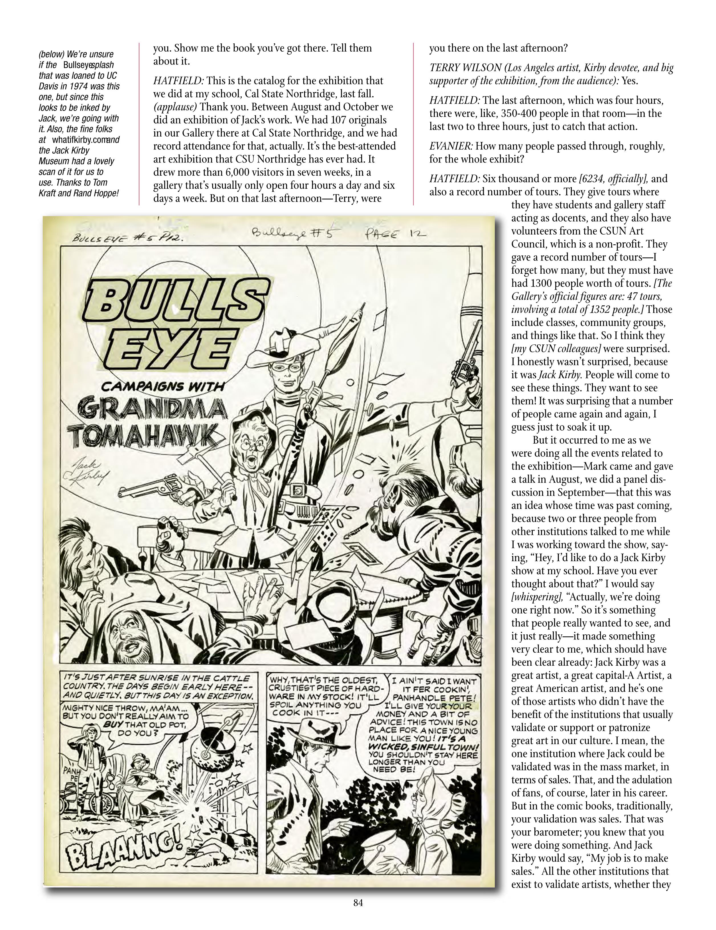 Read online The Jack Kirby Collector comic -  Issue #70 - 86