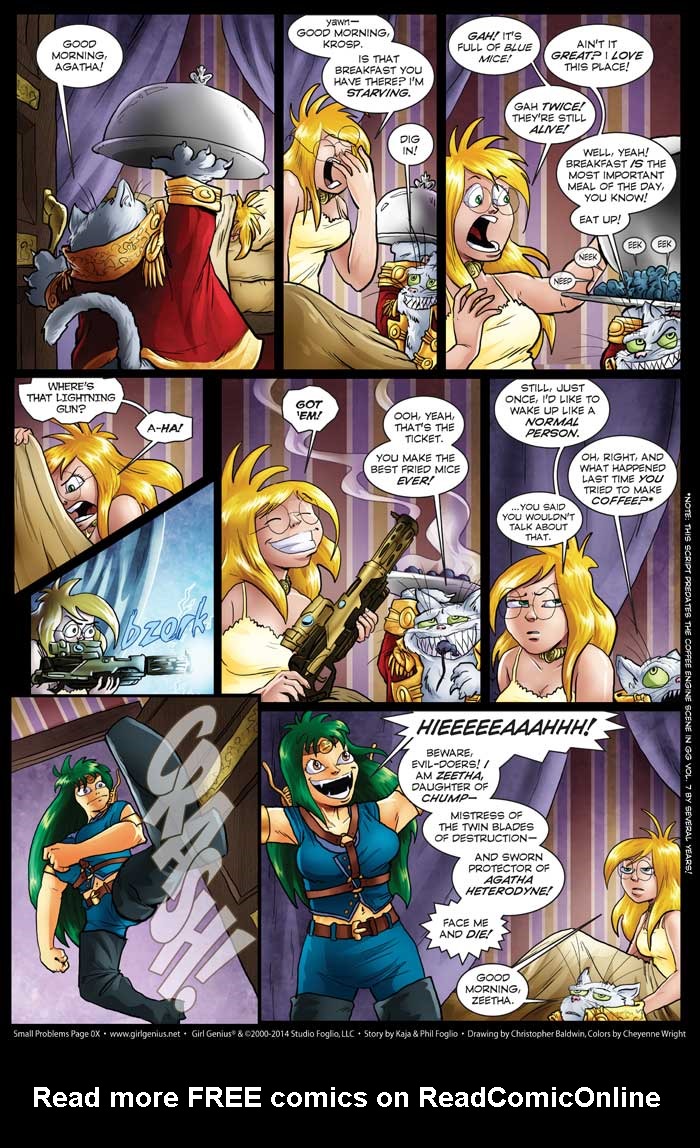 Read online Girl Genius (2002) comic -  Issue #13 - 165