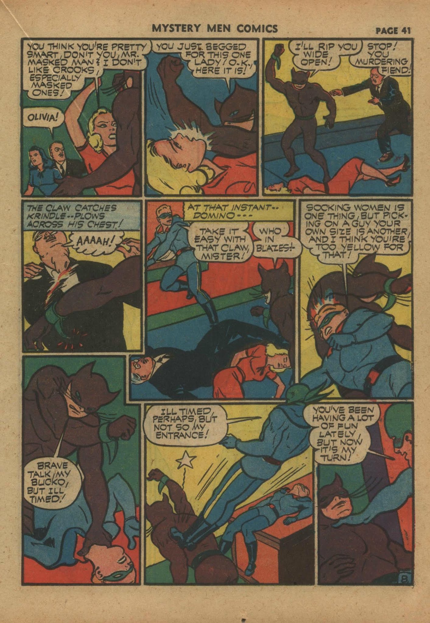 Read online Mystery Men Comics comic -  Issue #26 - 43