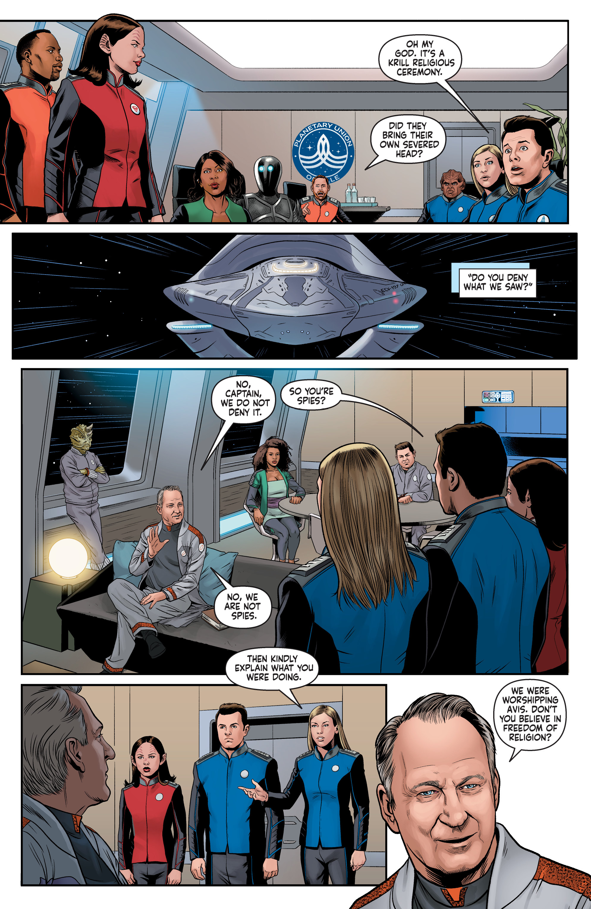 Read online The Orville comic -  Issue #3 - 16