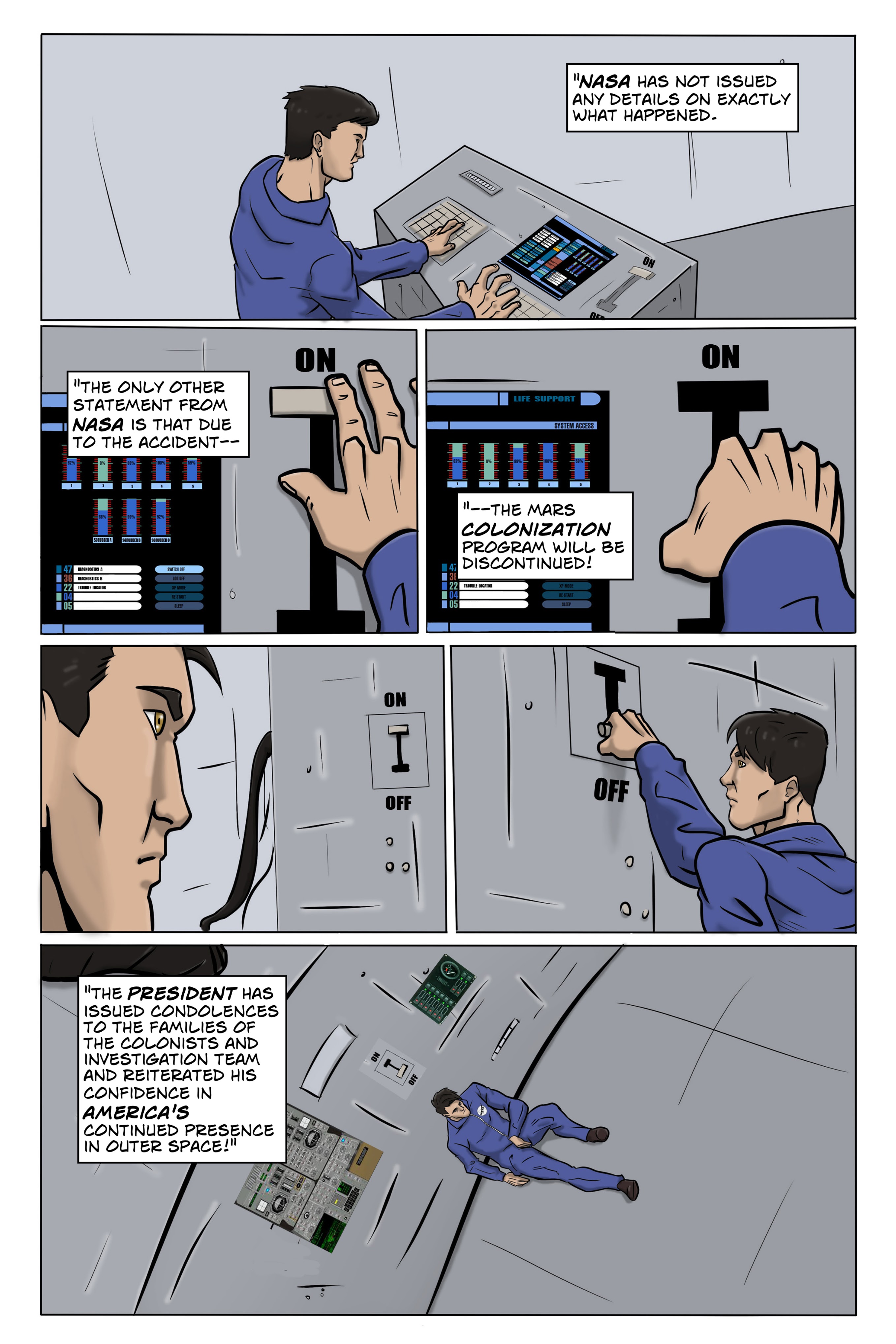 Read online Mars One comic -  Issue #3 - 24