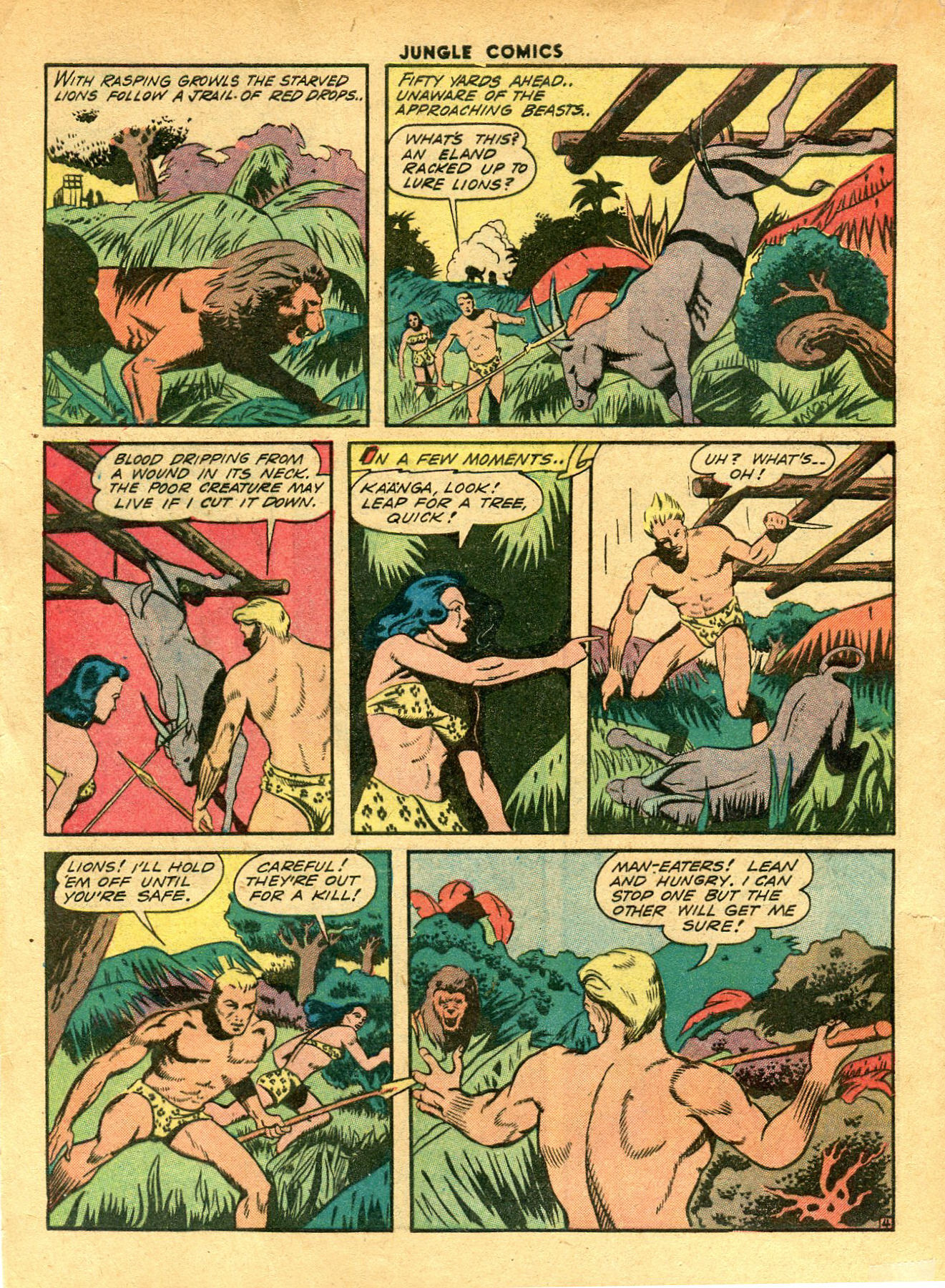 Read online Jungle Comics comic -  Issue #43 - 6