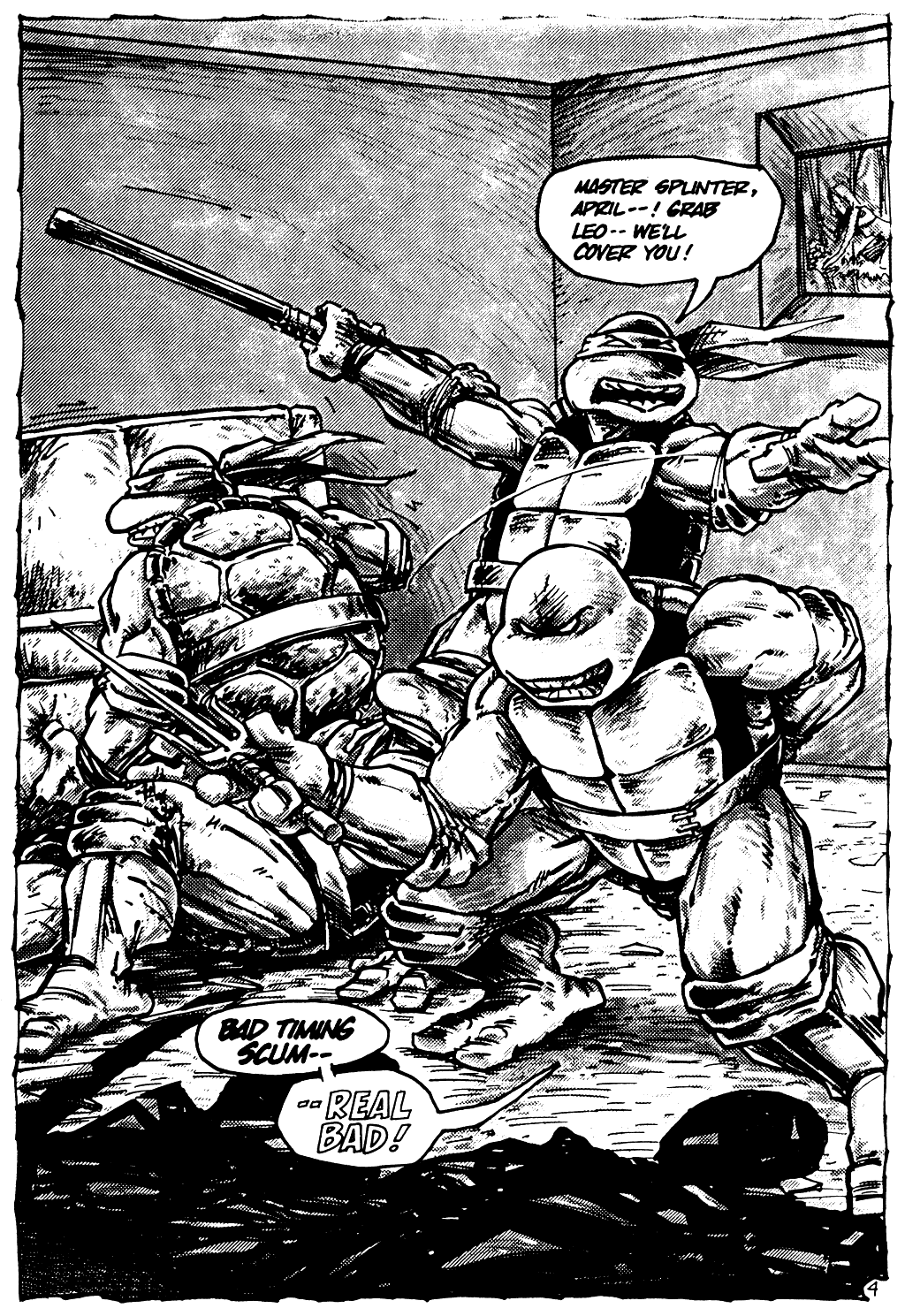 Read online Teenage Mutant Ninja Turtles (1984) comic -  Issue #10 - 5