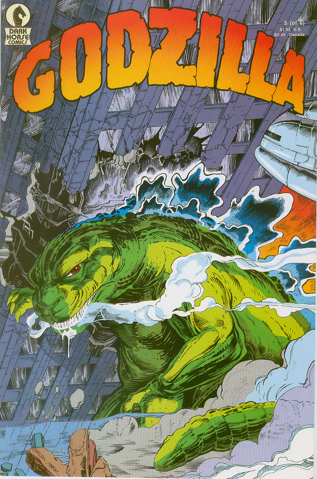 Read online Godzilla (1988) comic -  Issue #5 - 1