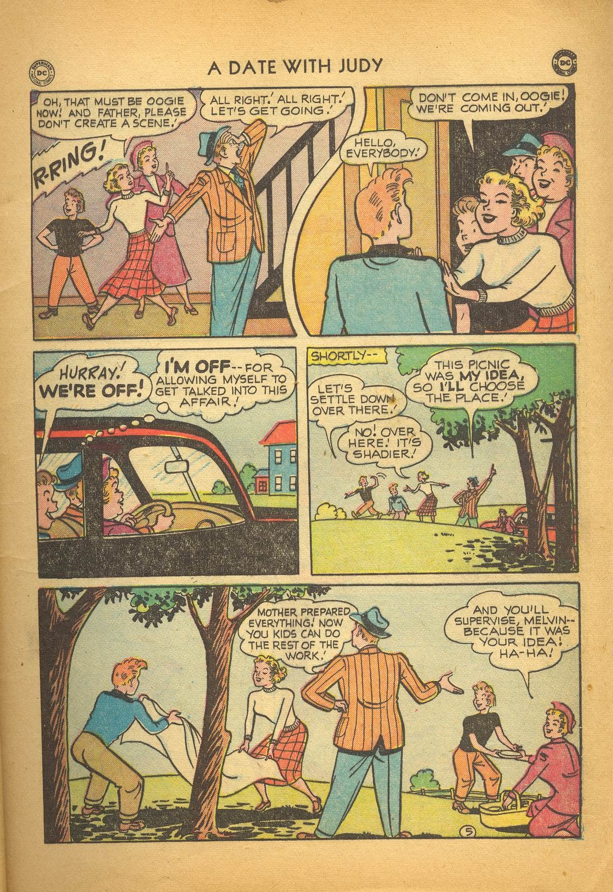 Read online A Date with Judy comic -  Issue #17 - 7