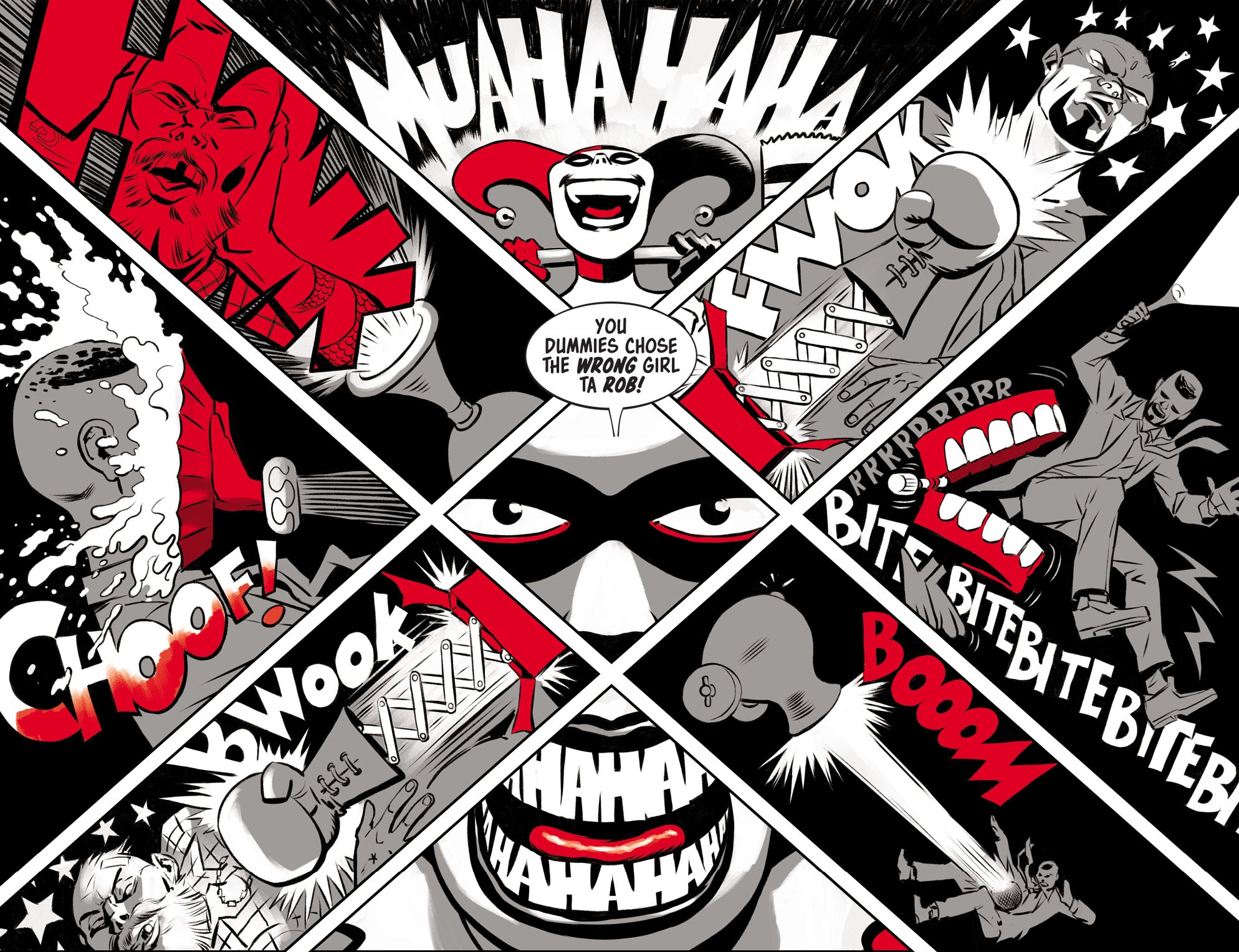 Read online Harley Quinn Black   White   Red comic -  Issue #3 - 8