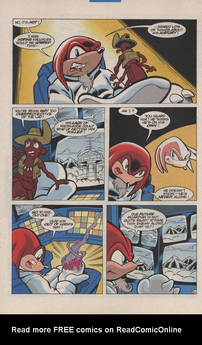 Read online Knuckles the Echidna comic -  Issue #3 - 16