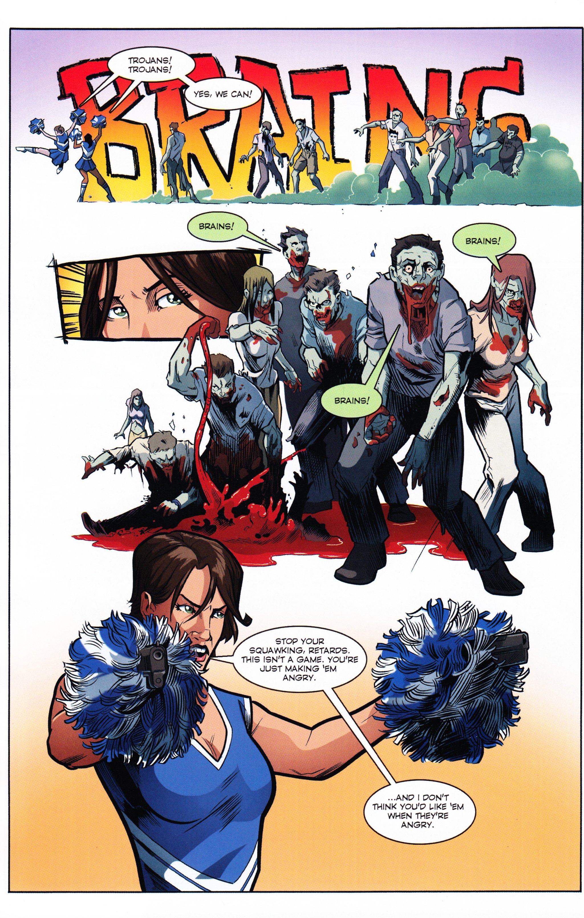 Read online Zombies vs Cheerleaders comic -  Issue #2 - 25