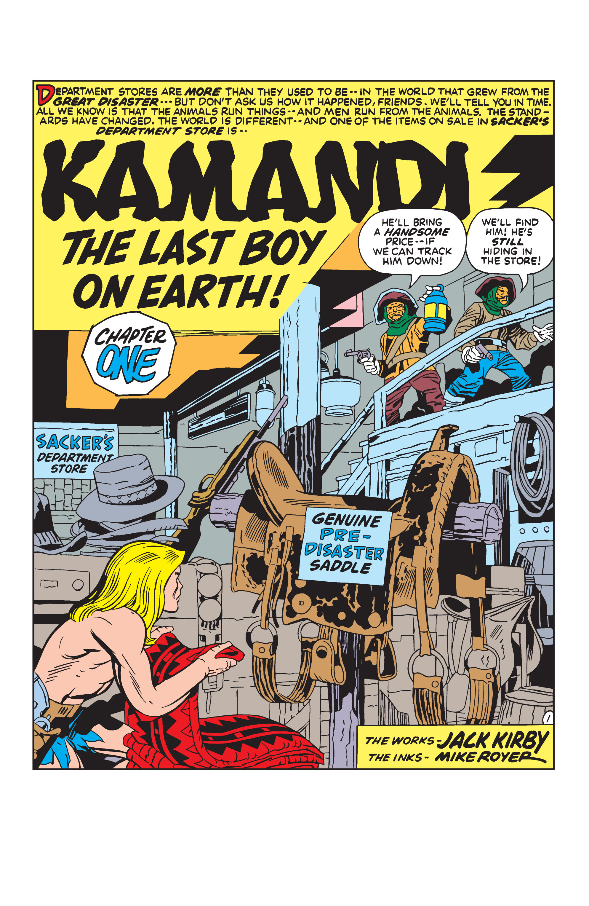 Read online Kamandi, The Last Boy On Earth comic -  Issue #12 - 2