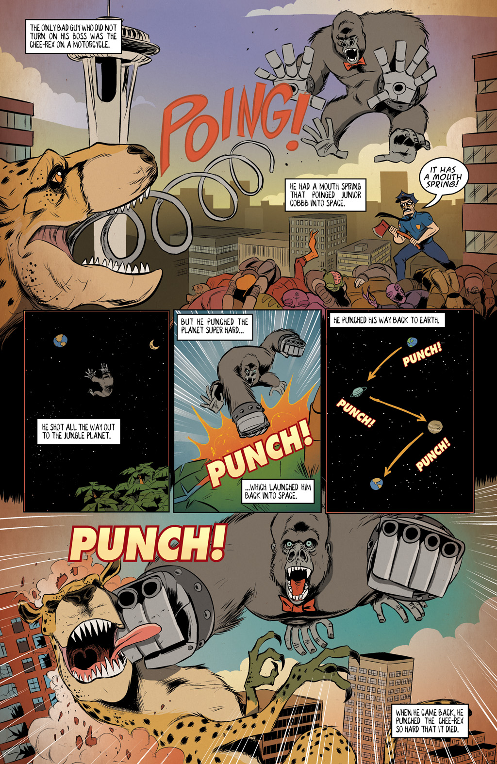 Read online Axe Cop: President of the World comic -  Issue #2 - 6