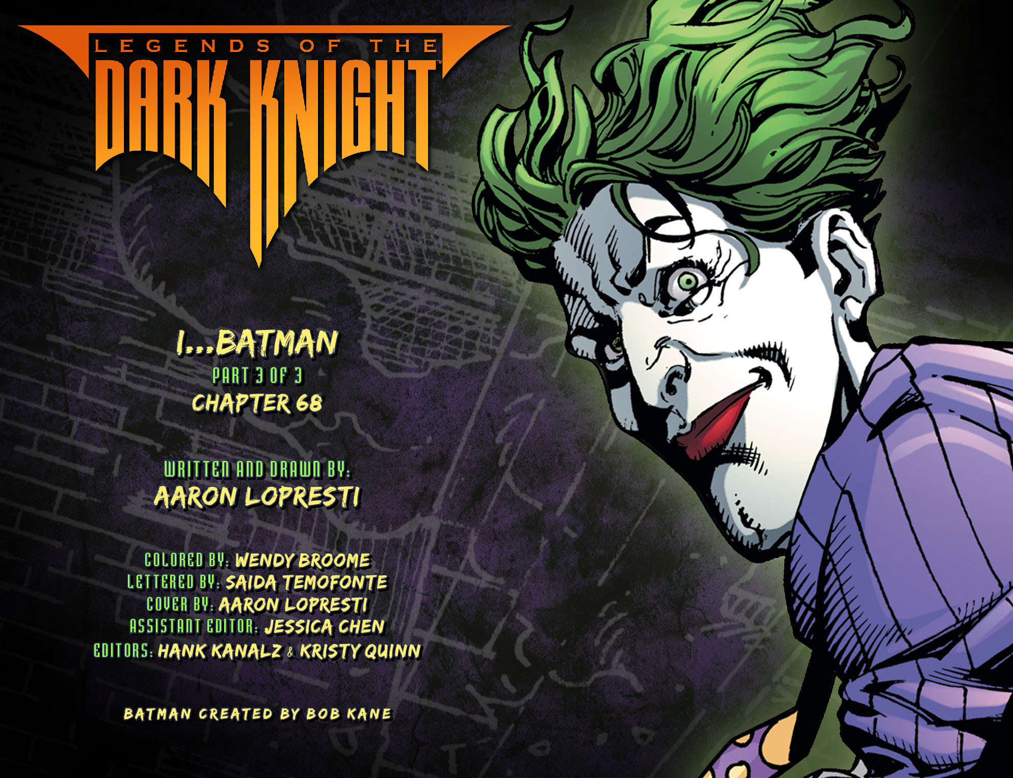 Read online Legends of the Dark Knight [I] comic -  Issue #68 - 2