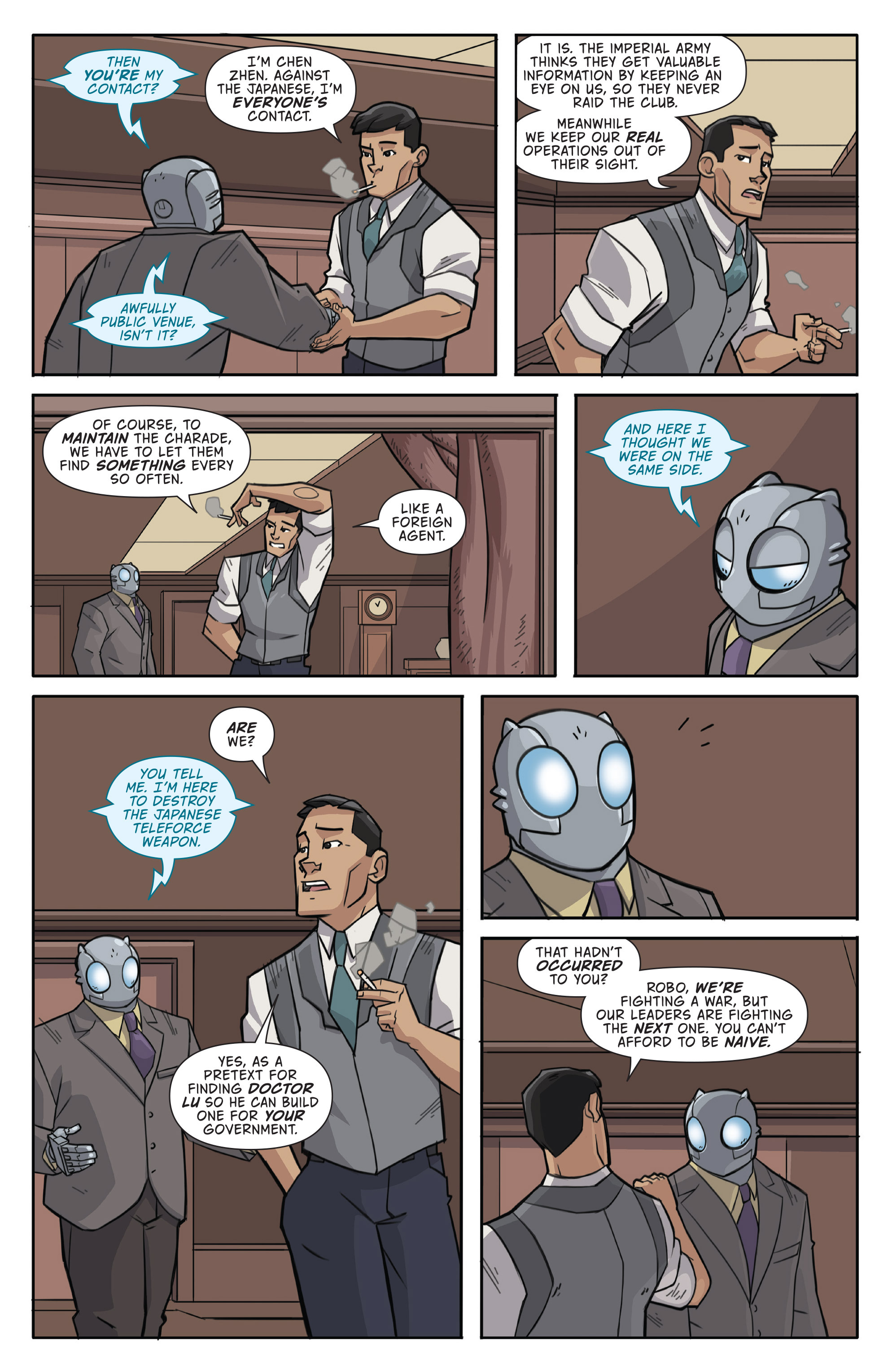 Read online Atomic Robo and the Temple of Od comic -  Issue #1 - 15