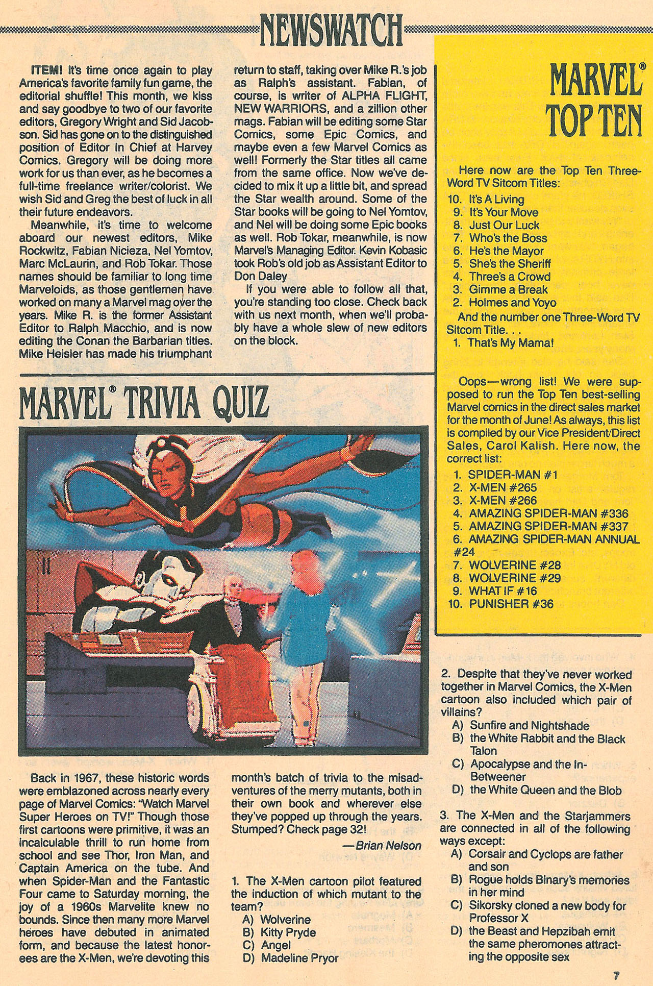 Read online Marvel Age comic -  Issue #94 - 9