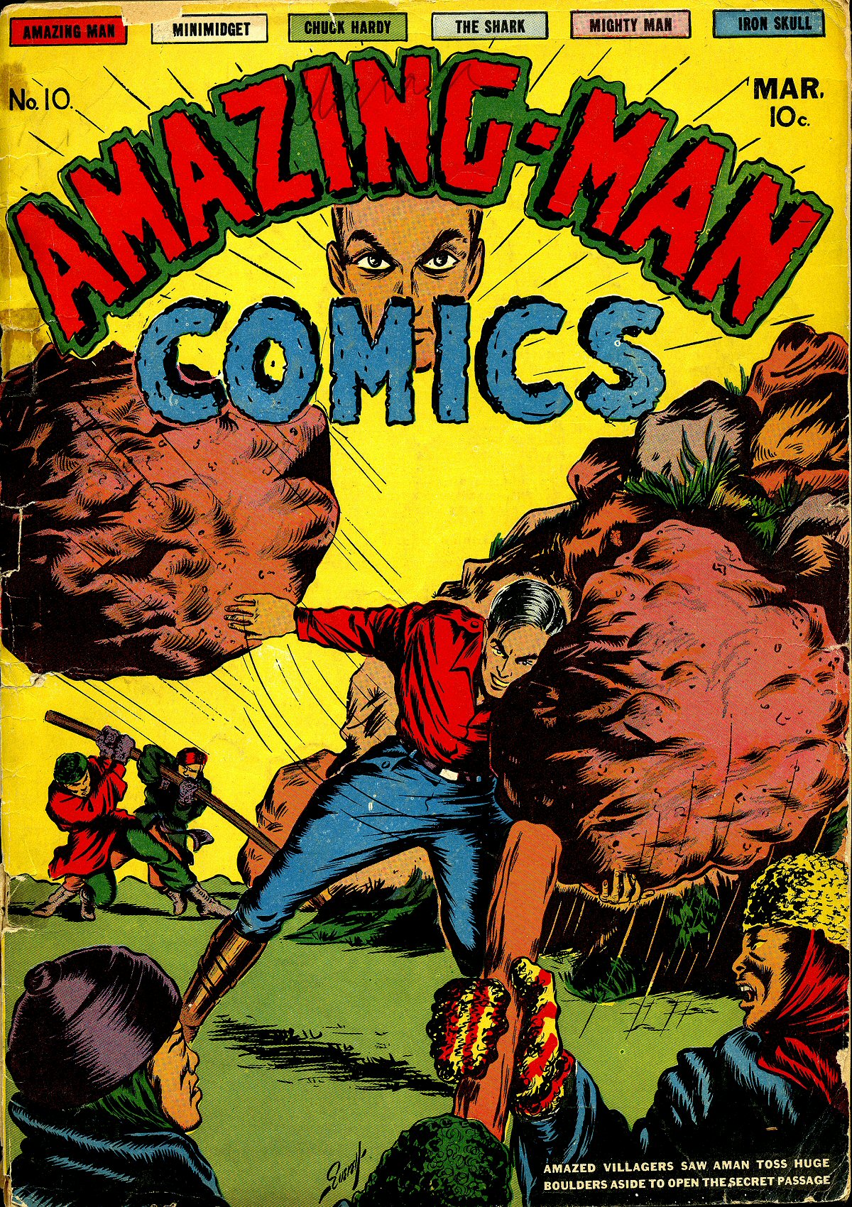 Read online Amazing Man Comics comic -  Issue #10 - 2