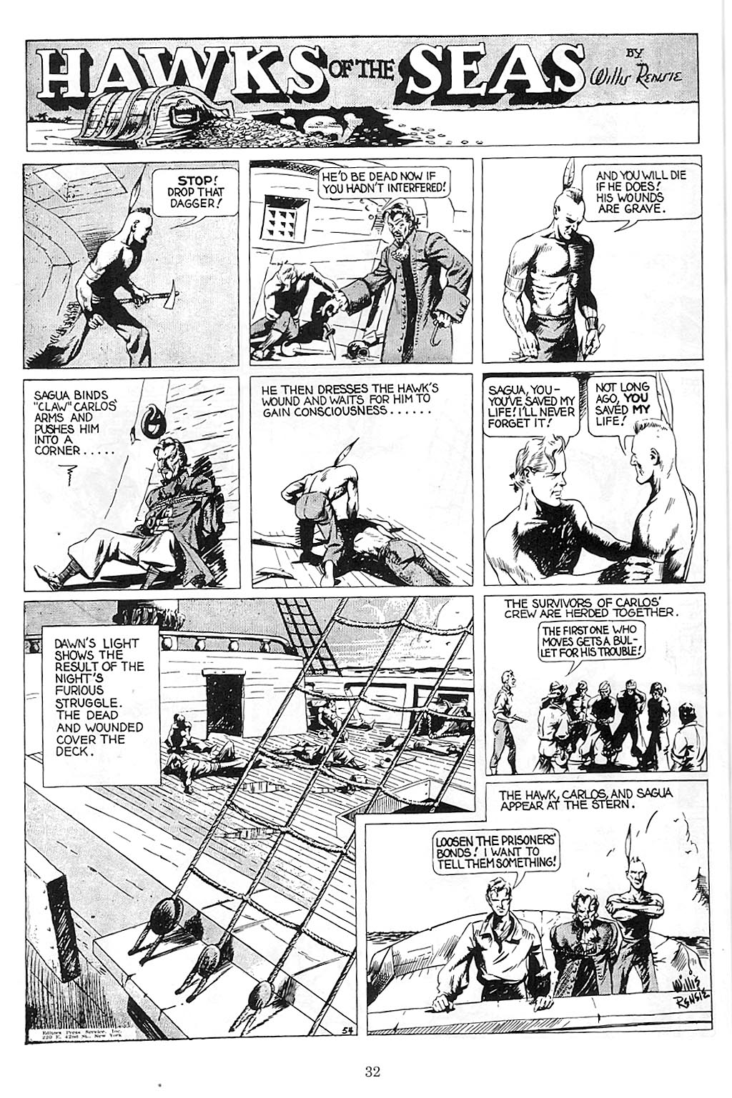 Read online Will Eisner's Hawks of the Seas comic -  Issue # TPB - 33
