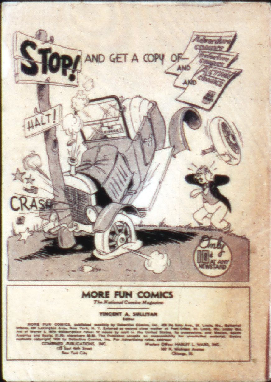 Read online More Fun Comics comic -  Issue #38 - 2