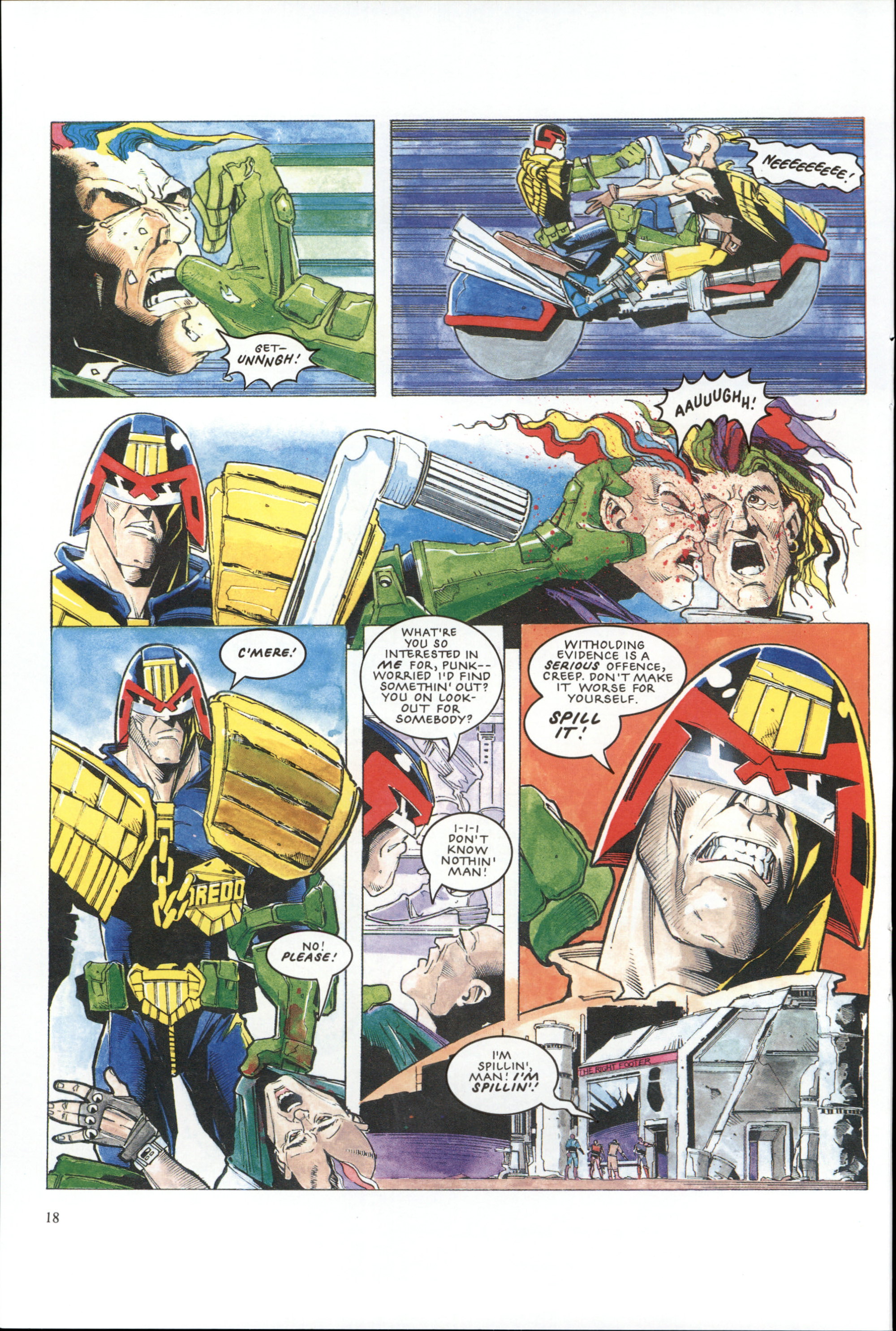 Read online Dredd Rules! comic -  Issue #16 - 20