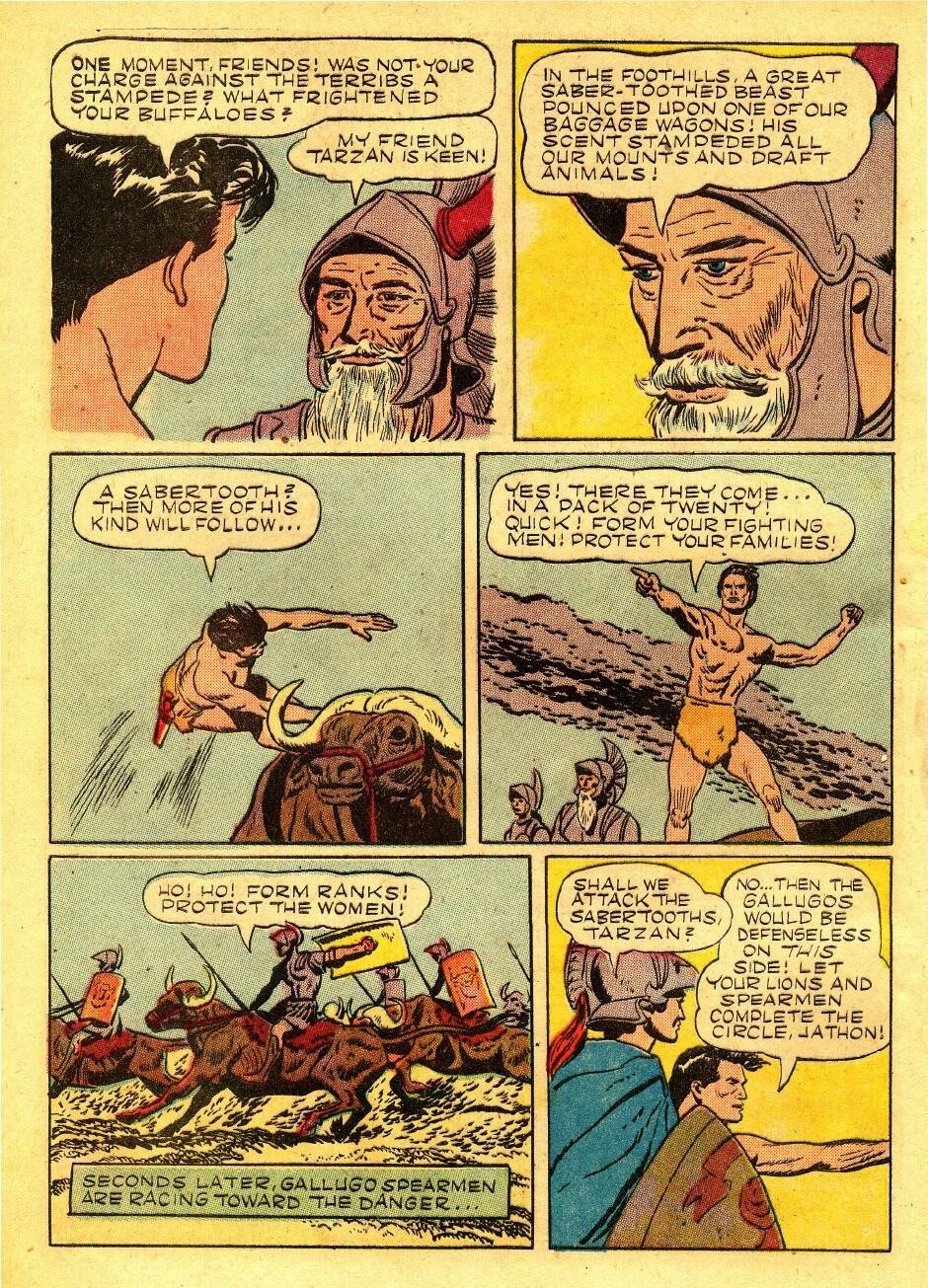 Read online Tarzan (1948) comic -  Issue #46 - 12