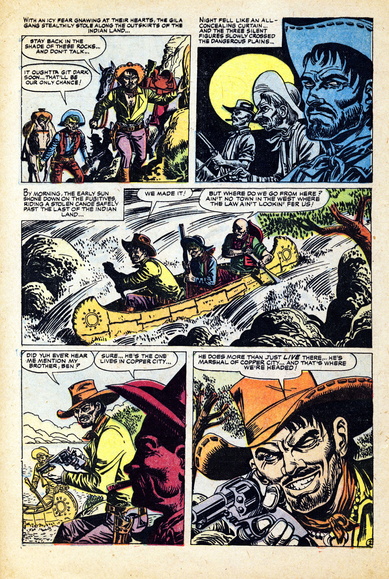 Read online Western Outlaws (1954) comic -  Issue #16 - 4