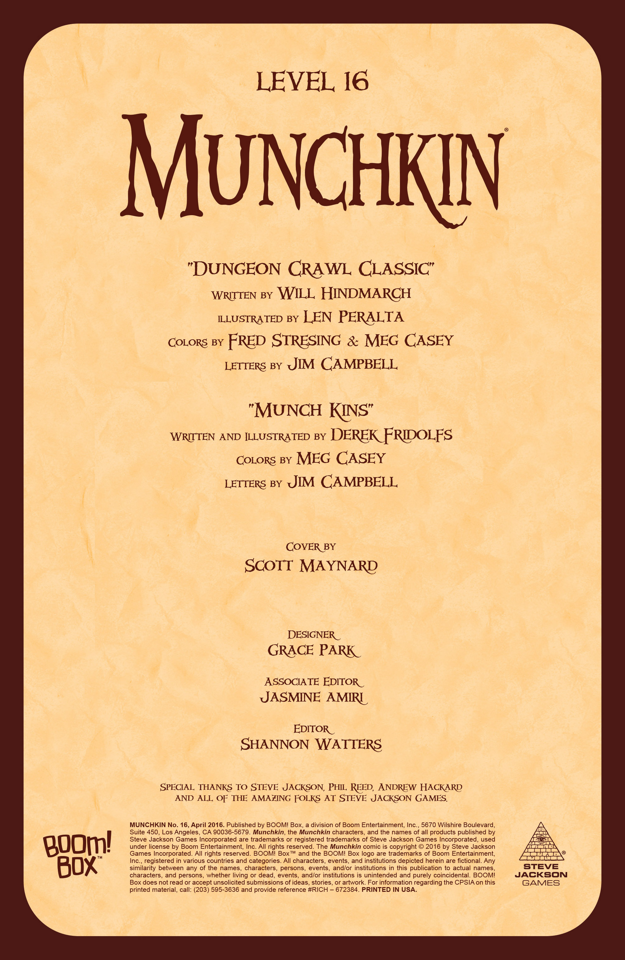 Read online Munchkin comic -  Issue #16 - 2