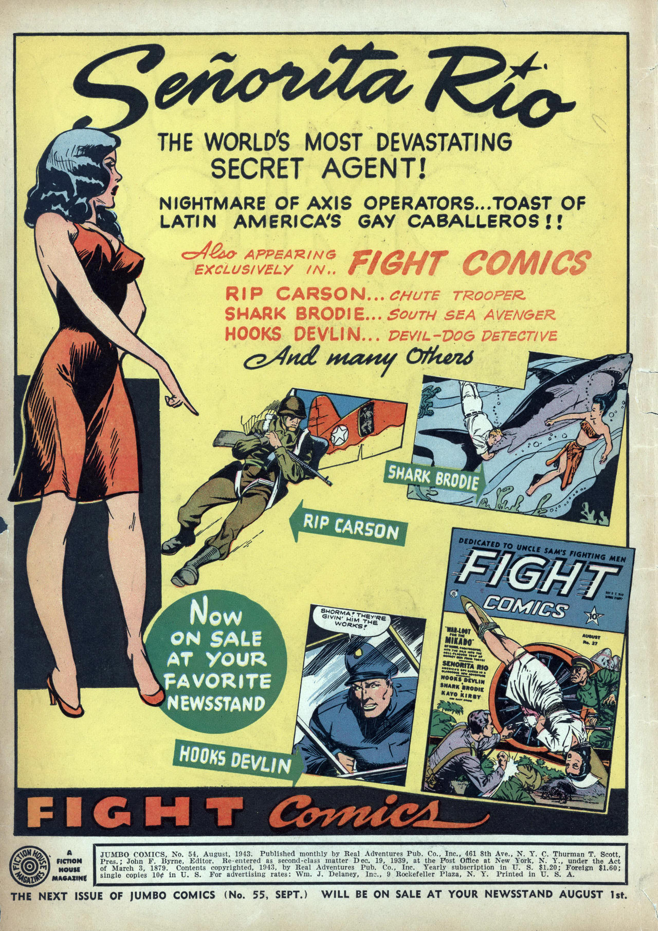 Read online Jumbo Comics comic -  Issue #54 - 2