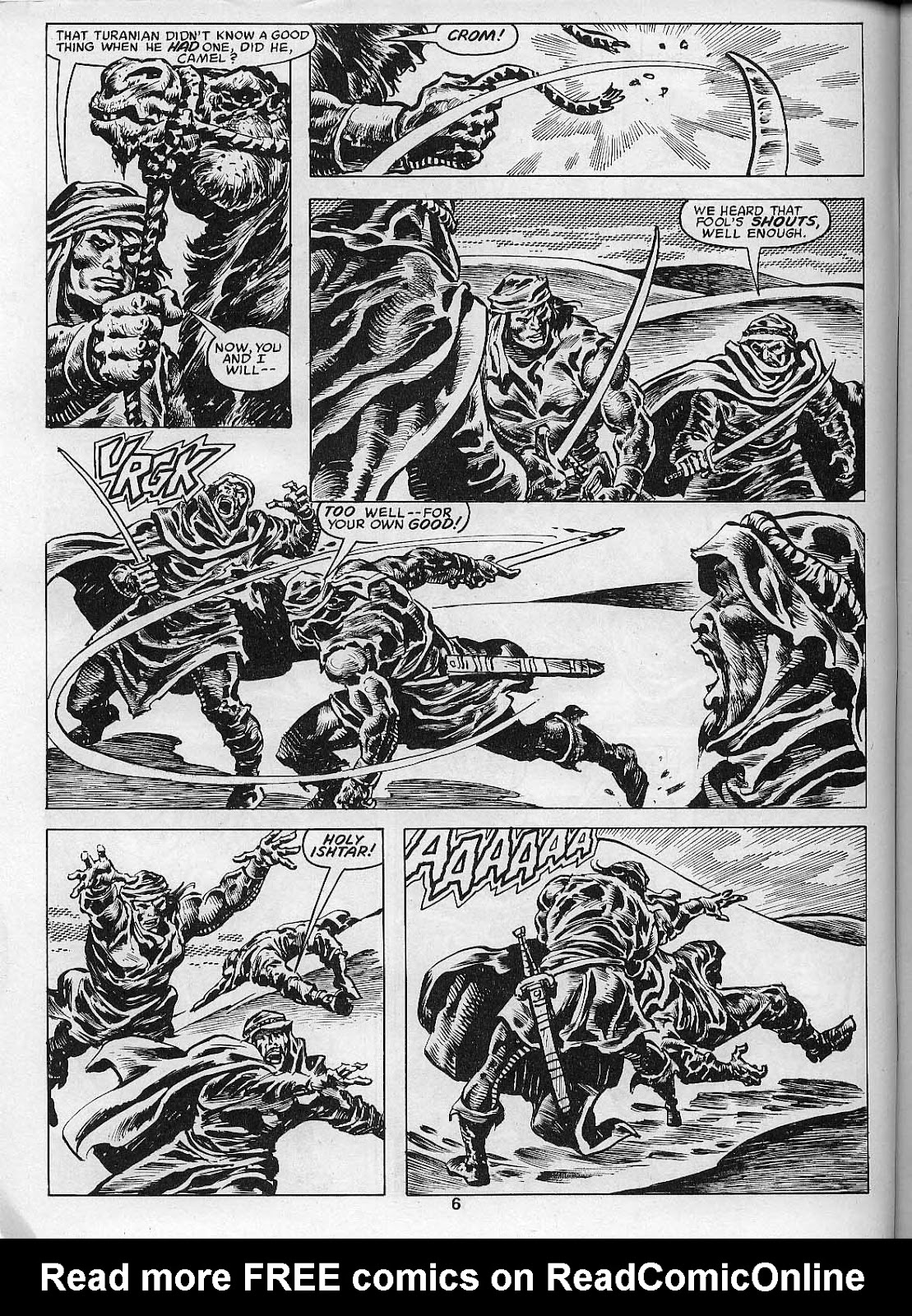 The Savage Sword Of Conan issue 205 - Page 8