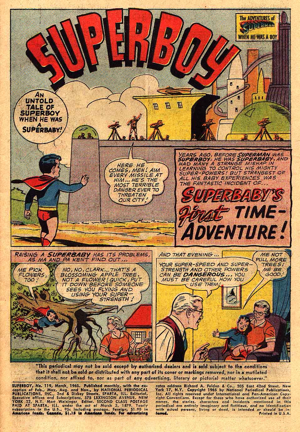 Read online Superboy (1949) comic -  Issue #119 - 2
