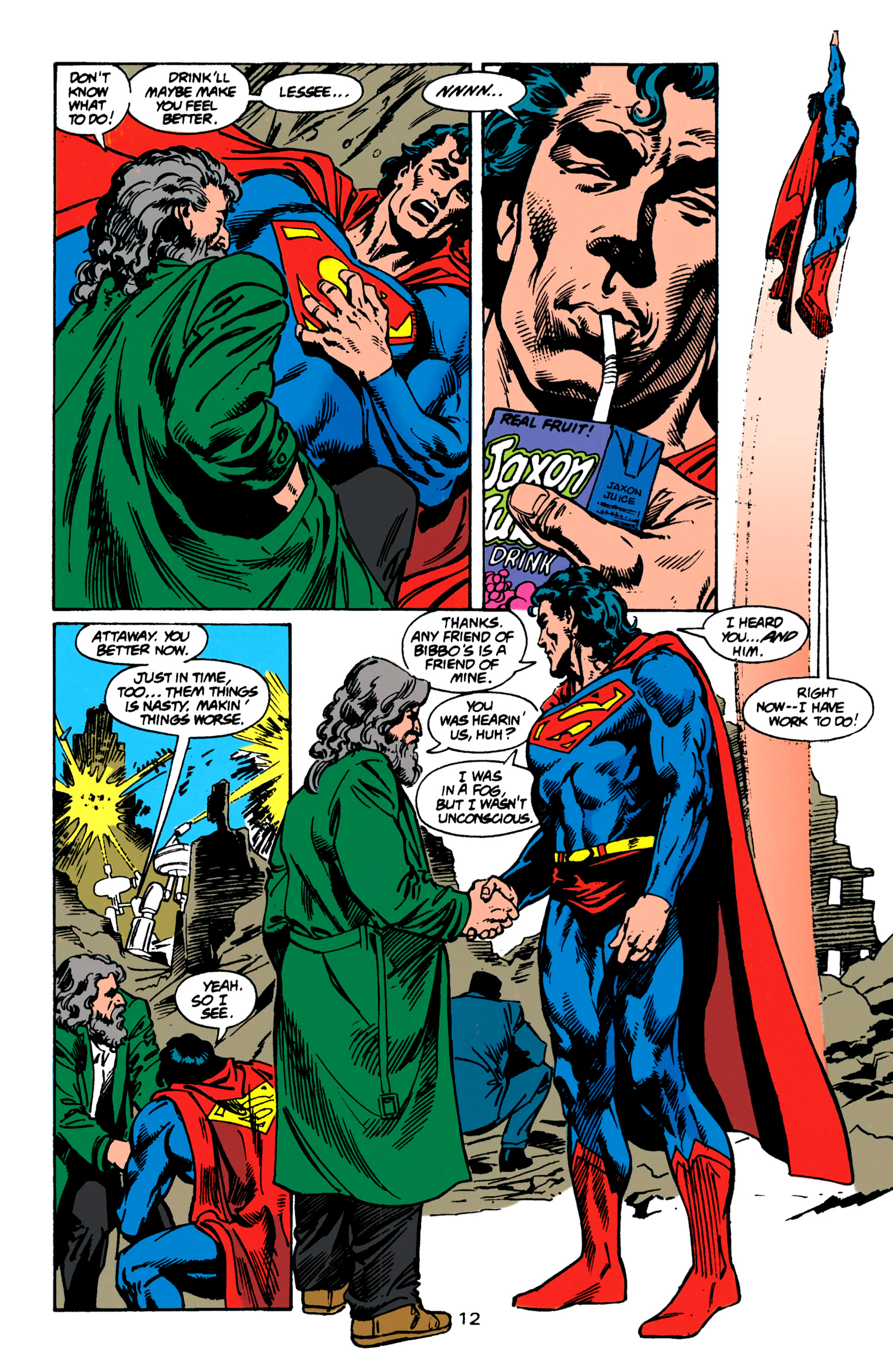 Read online Superman (1987) comic -  Issue #91 - 13