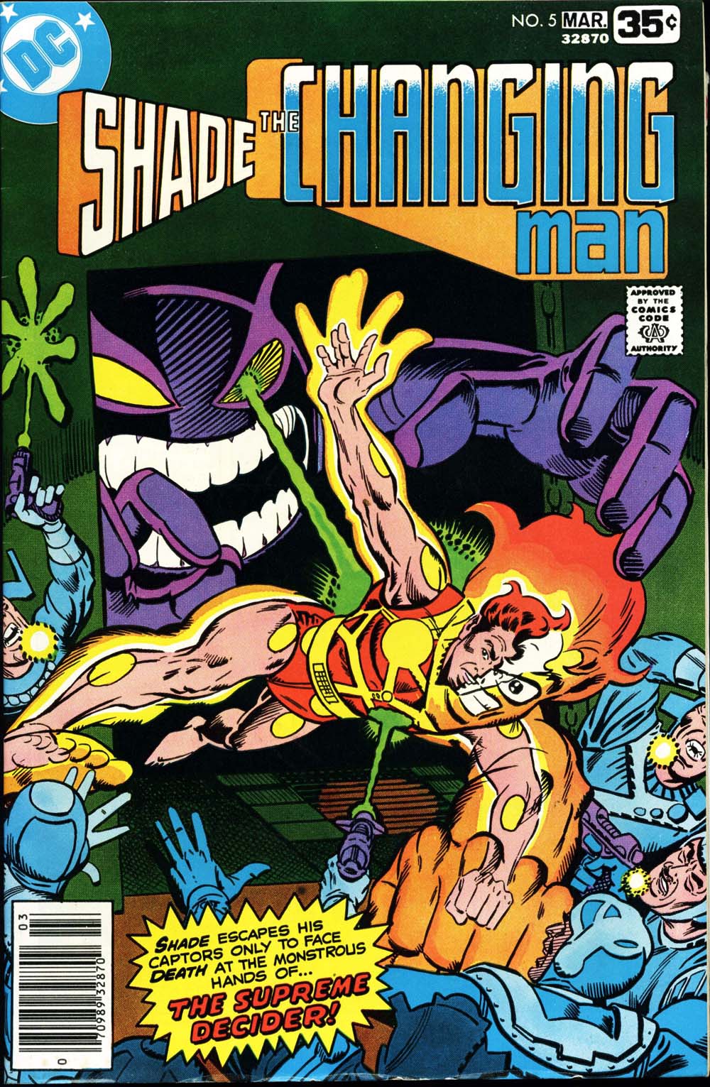 Read online Shade, the Changing Man (1977) comic -  Issue #5 - 1
