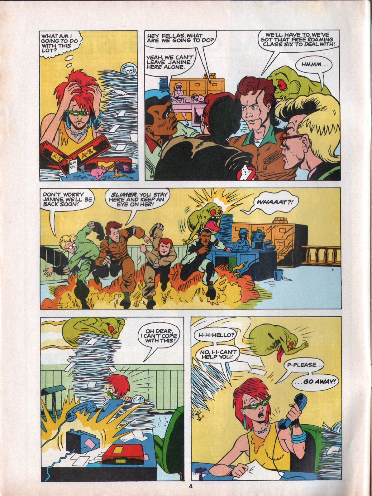 Read online The Real Ghostbusters comic -  Issue #91 - 4