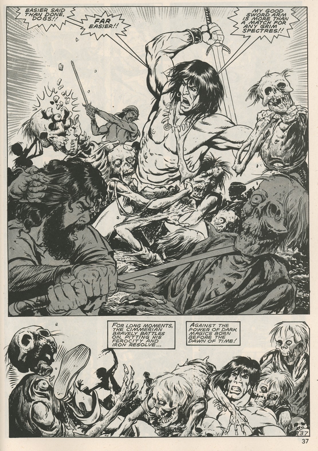 Read online The Savage Sword Of Conan comic -  Issue #125 - 37
