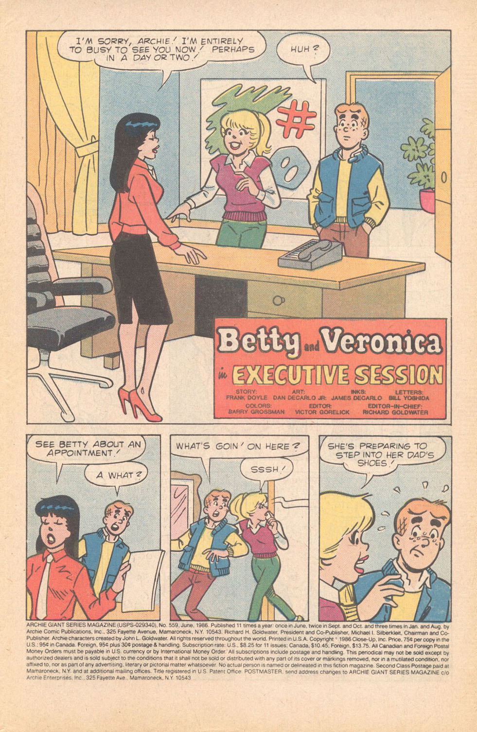 Read online Archie Giant Series Magazine comic -  Issue #559 - 3