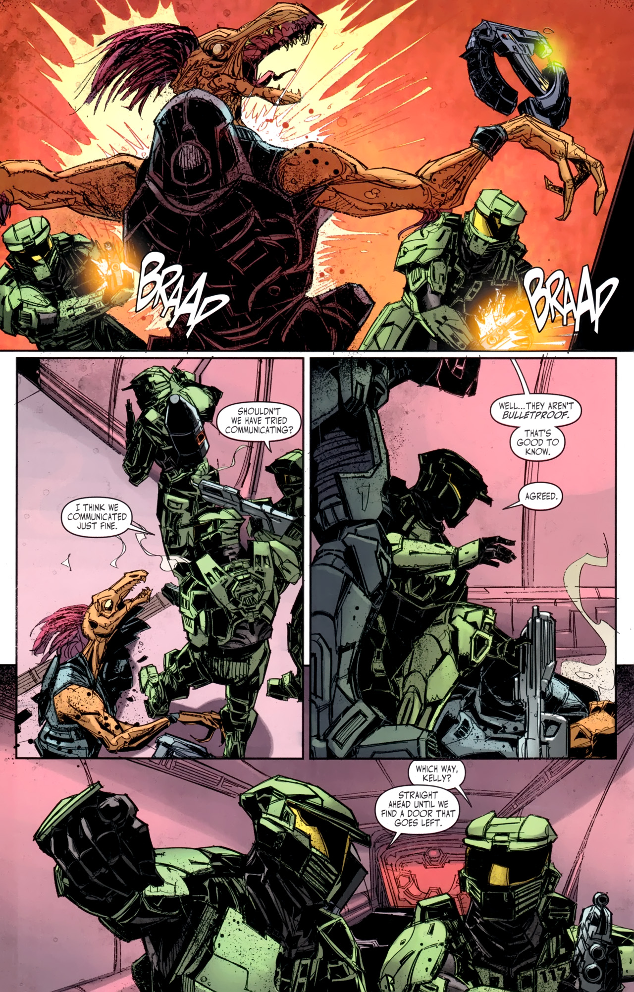 Read online Halo: Fall Of Reach - Covenant comic -  Issue #2 - 9