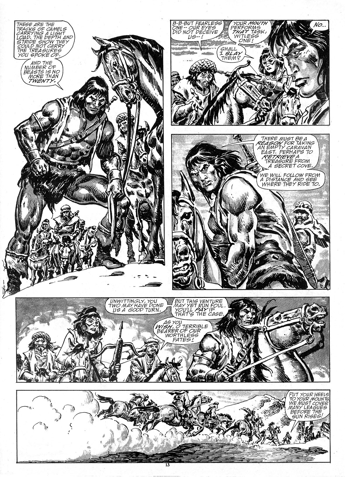 Read online The Savage Sword Of Conan comic -  Issue #183 - 12
