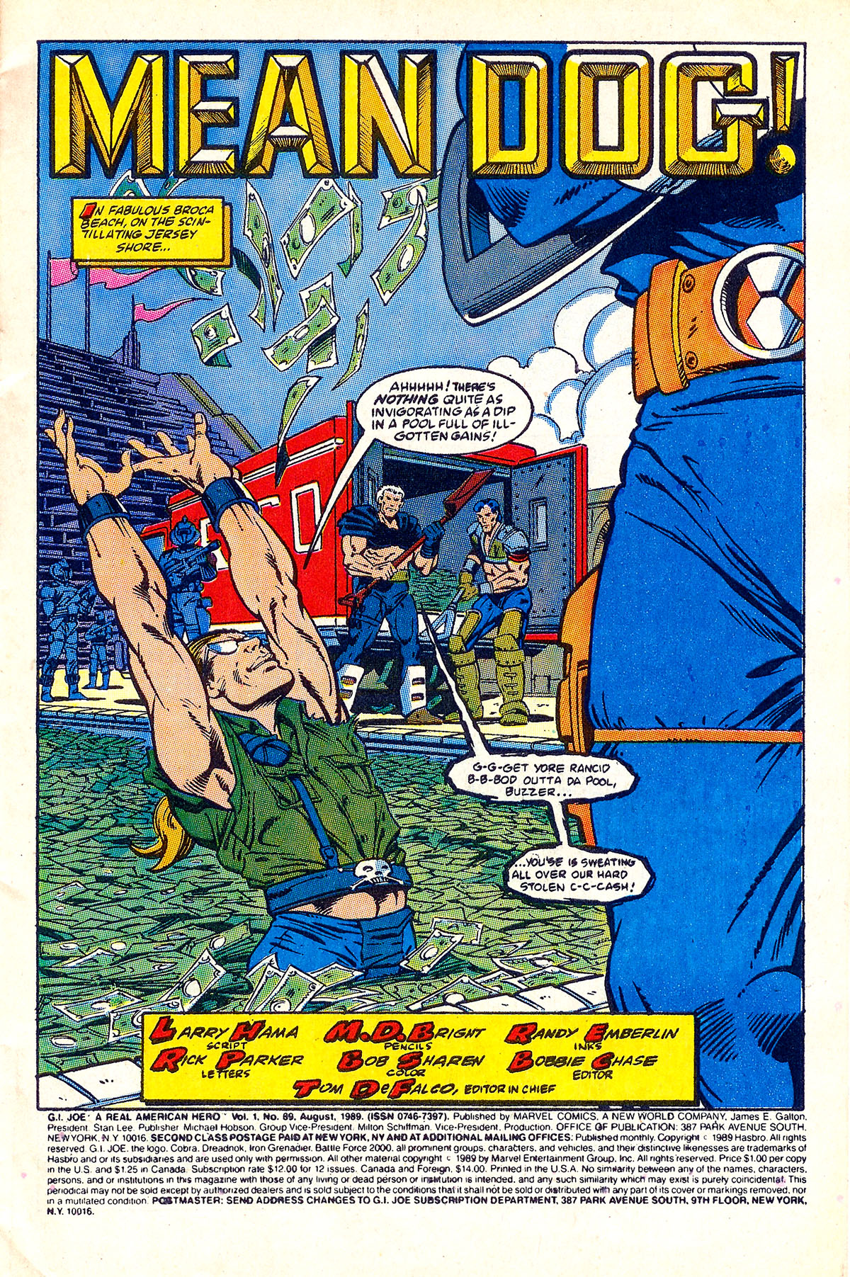 G.I. Joe: A Real American Hero 89 Page 1