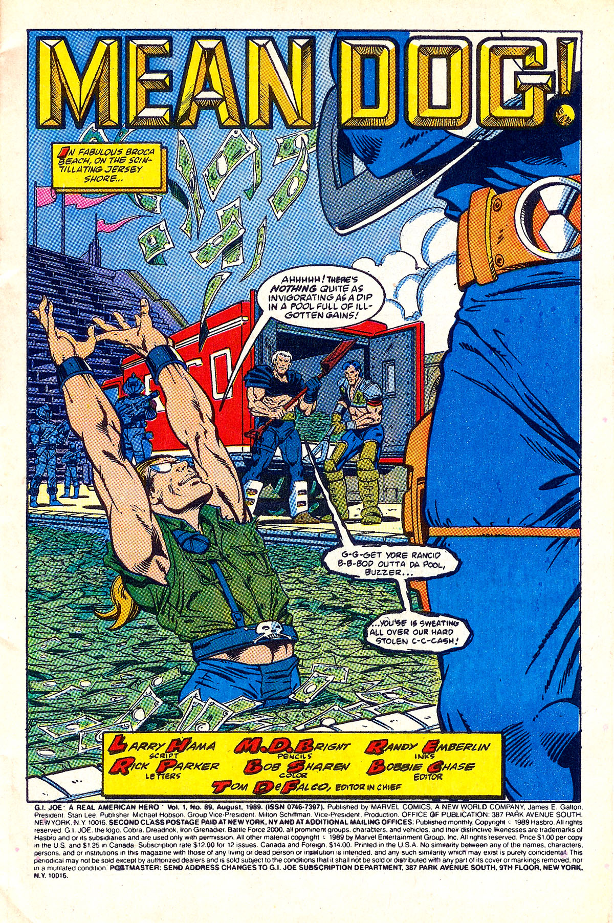 Read online G.I. Joe: A Real American Hero comic -  Issue #89 - 2