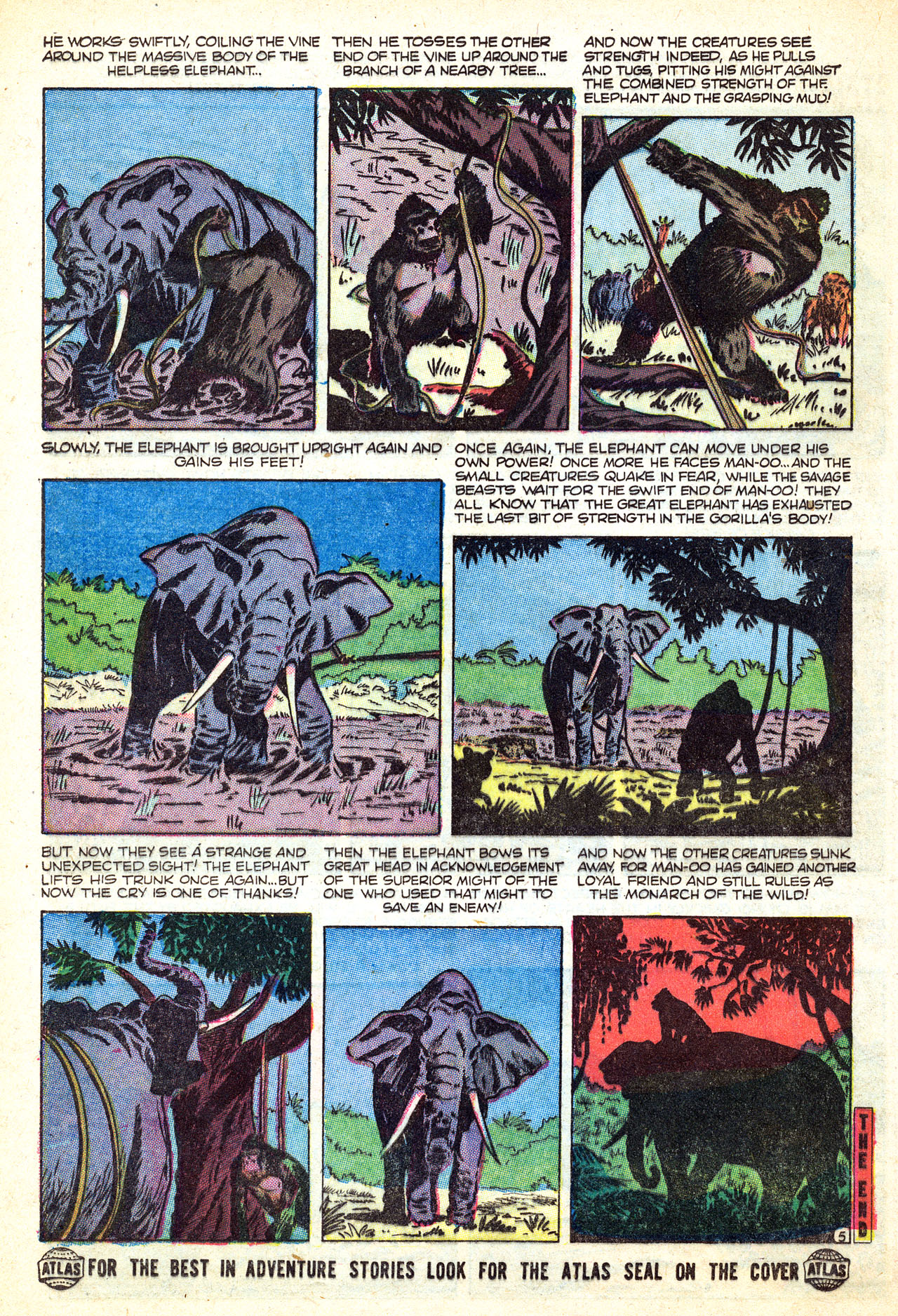 Read online Jungle Action (1954) comic -  Issue #6 - 24