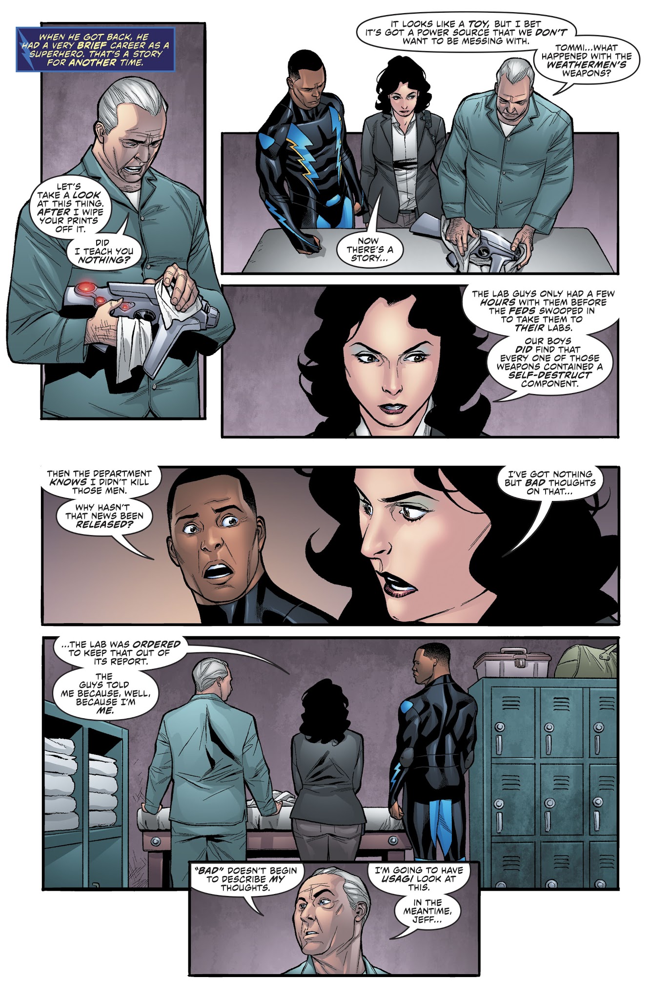 Read online Black Lightning: Cold Dead Hands comic -  Issue #2 - 10