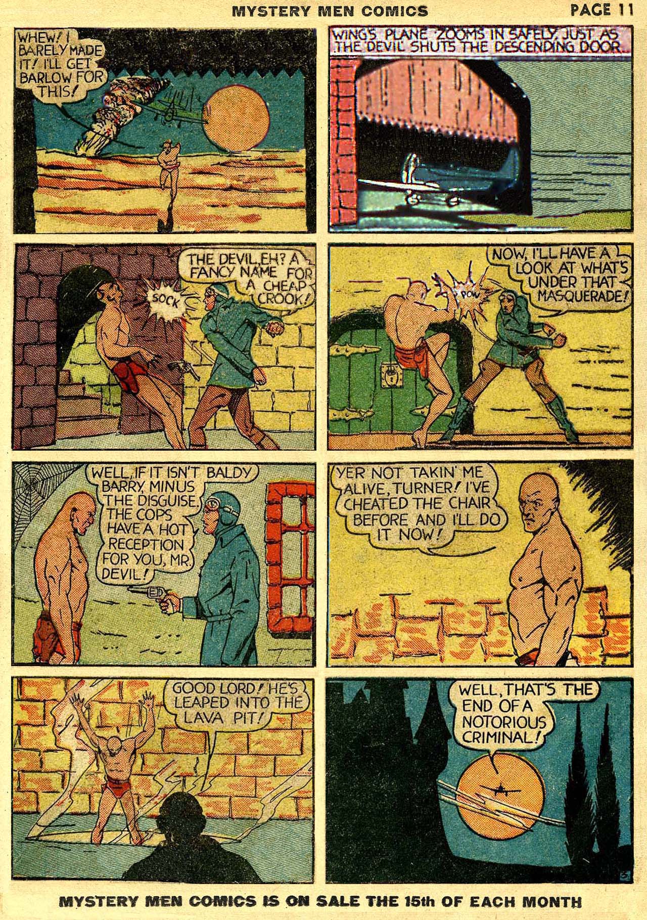 Read online Mystery Men Comics comic -  Issue #7 - 13