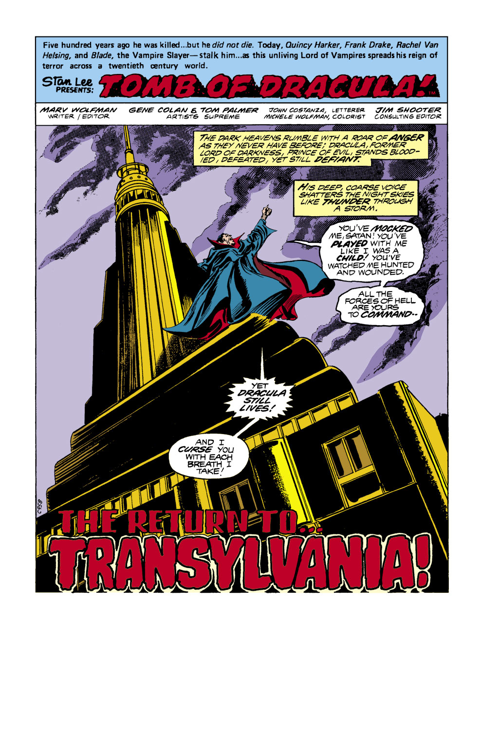 Read online Tomb of Dracula (1972) comic -  Issue #68 - 2