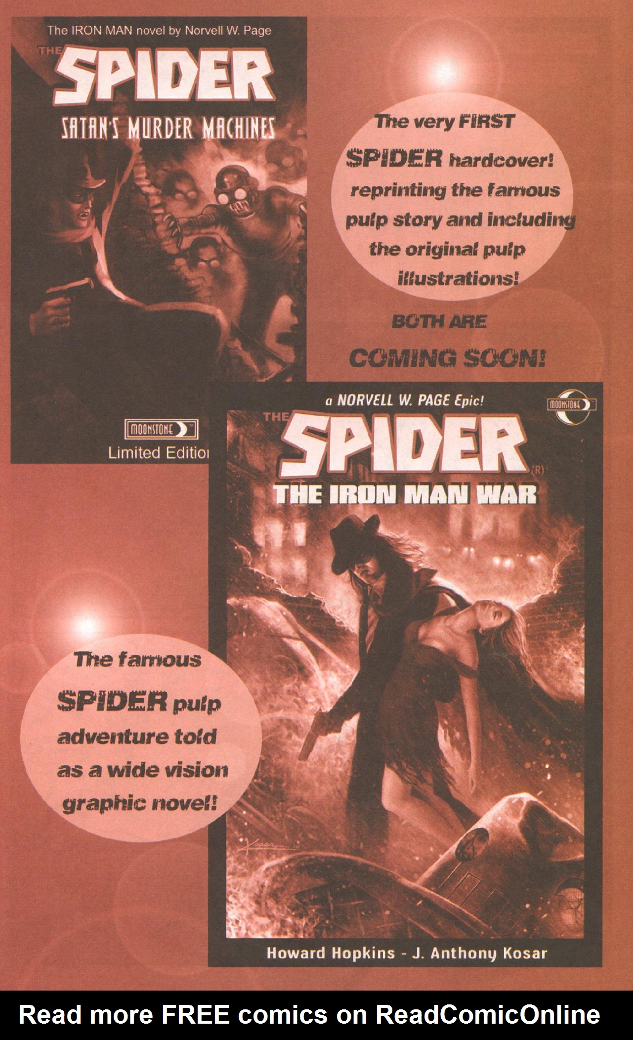 Read online The Spider (2011) comic -  Issue #1 - 16