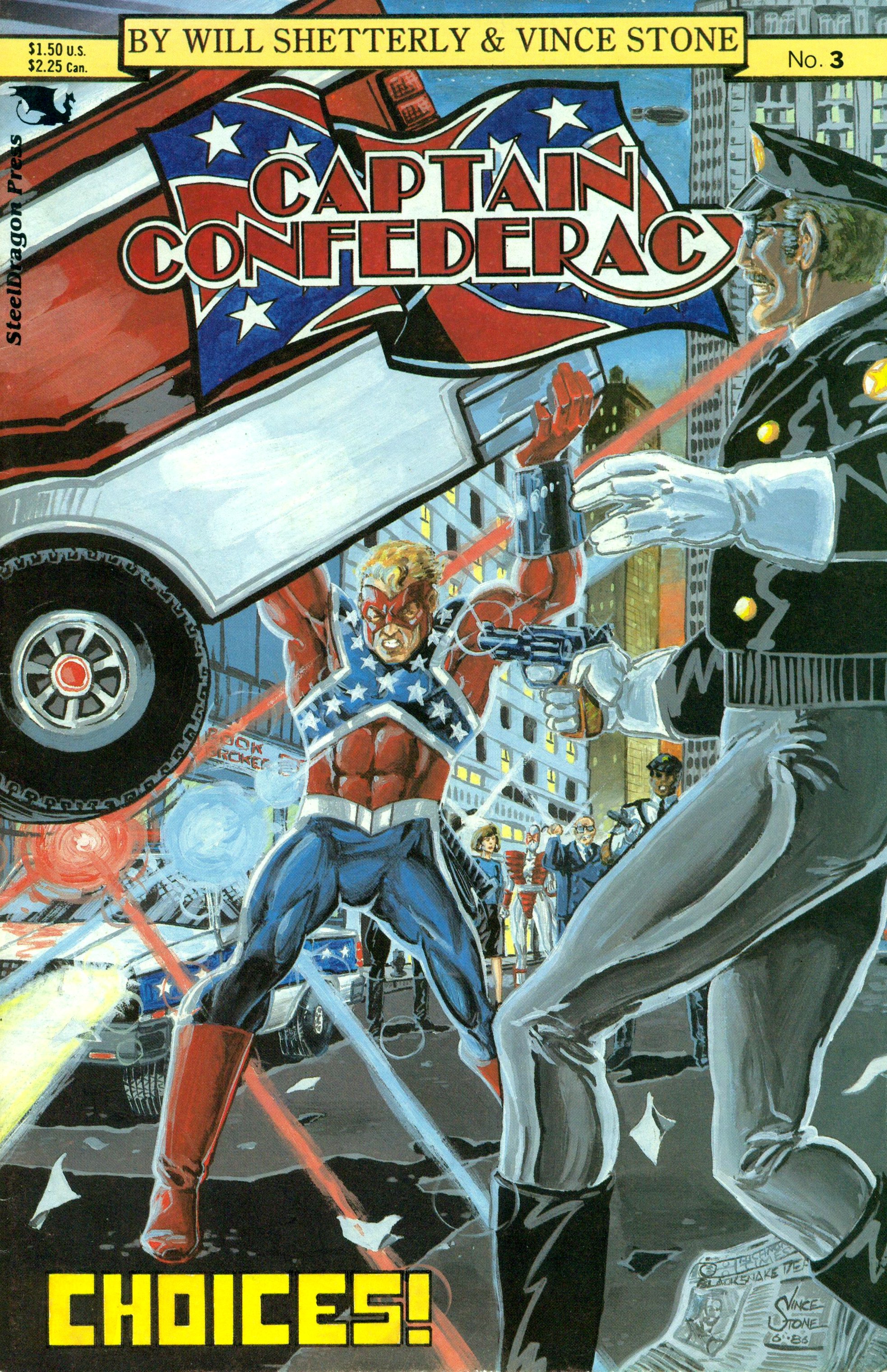 Read online Captain Confederacy (1986) comic -  Issue #3 - 1