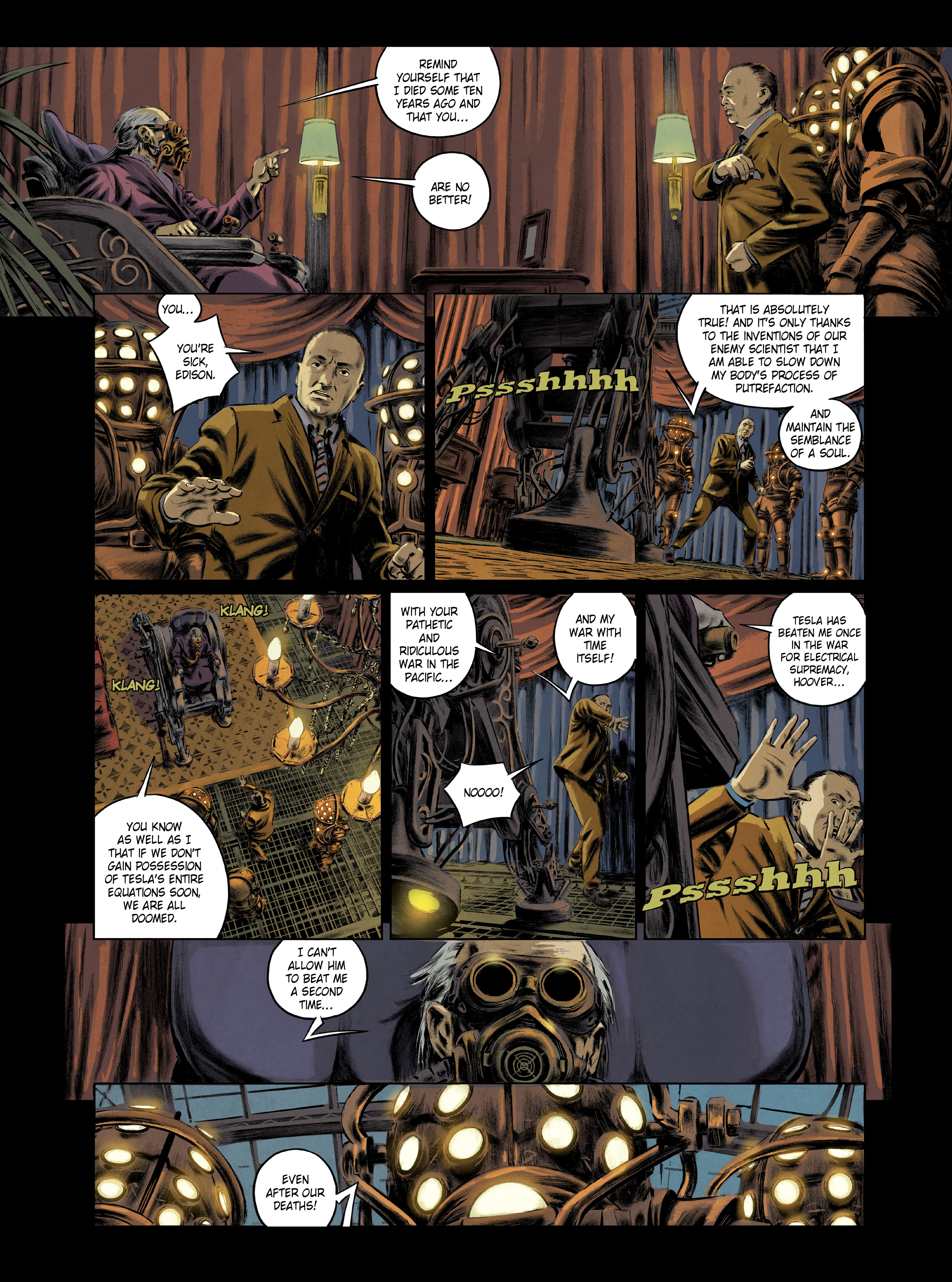 Read online The Three Ghosts of Tesla comic -  Issue # TPB (Part 1) - 64