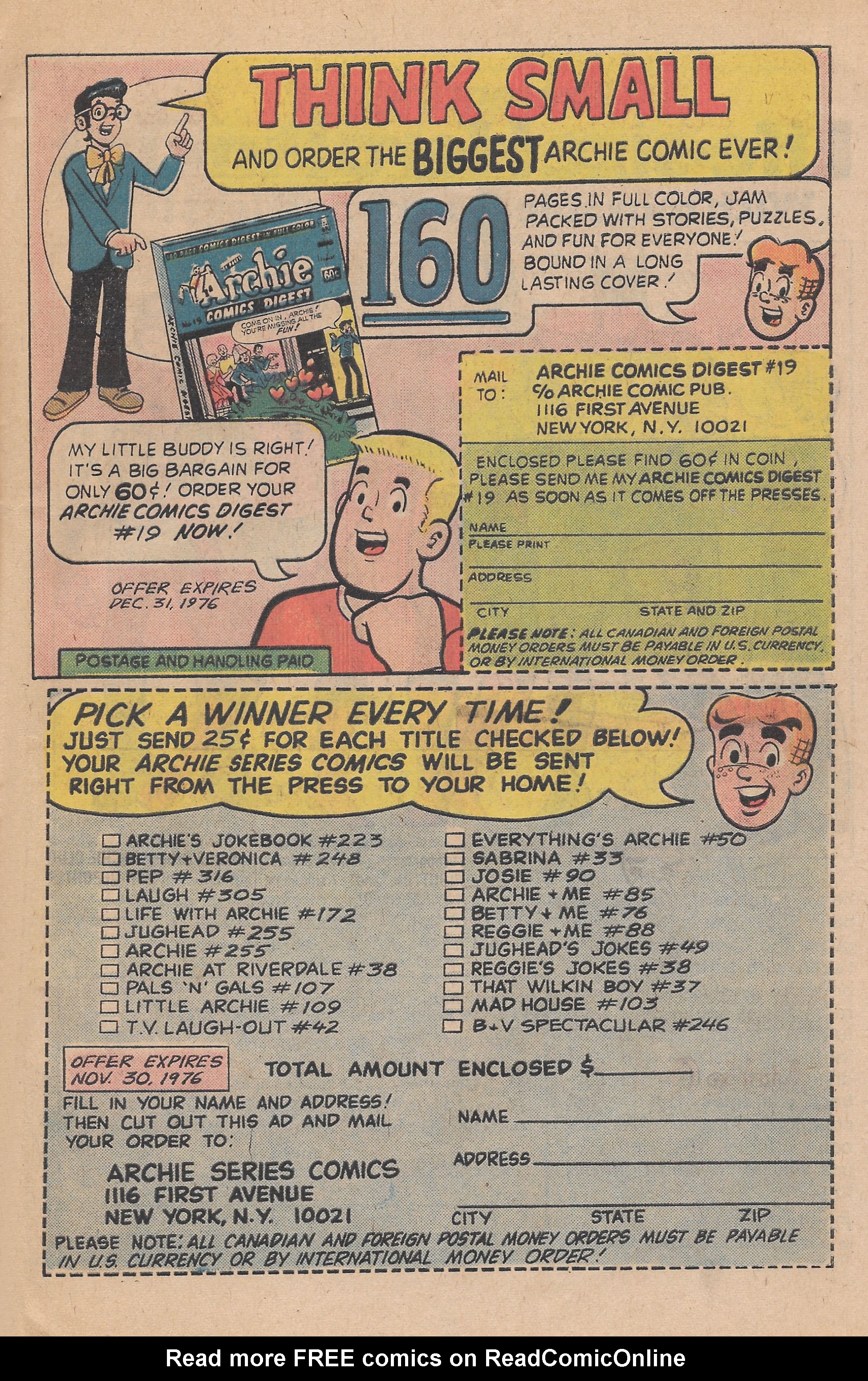 Read online Reggie and Me (1966) comic -  Issue #88 - 27